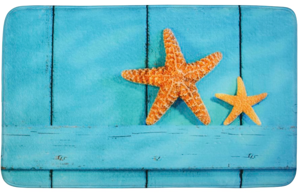 Sanilo Badaccessoire-Set »Sea Star« bestehend aus WC-Sitz, Badteppich und Waschbeckenstöpsel