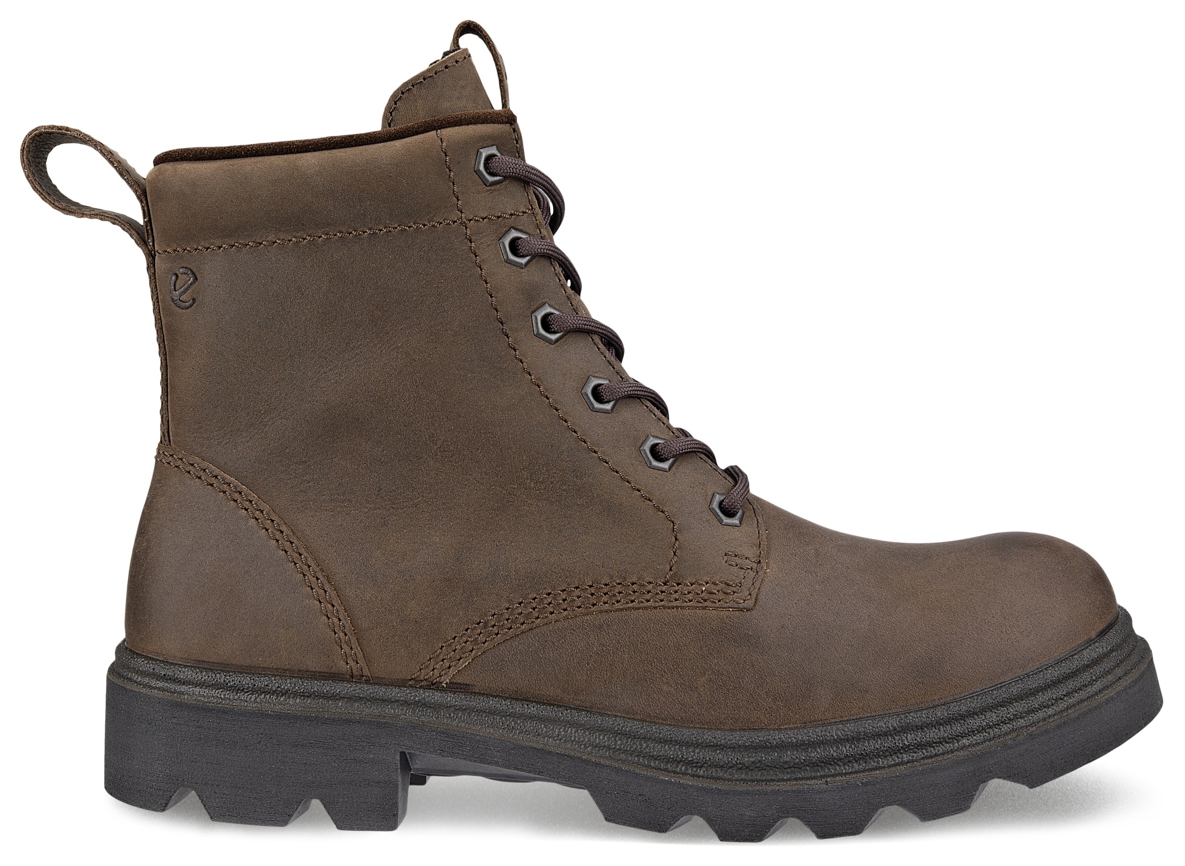 Ecco Schnürboots »GRAINER W«, Stiefelette, Winterboots, Blockabsatz, mit Schurwollfutter