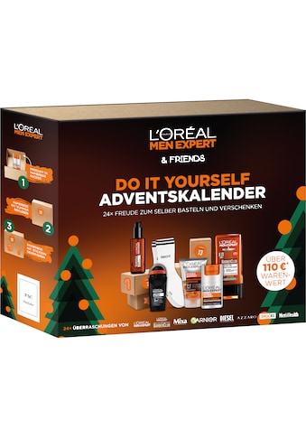 Adventskalender »L'Oréal Men Expert DIY Adventskalender mit 24 Boxen«, für Erwachsene