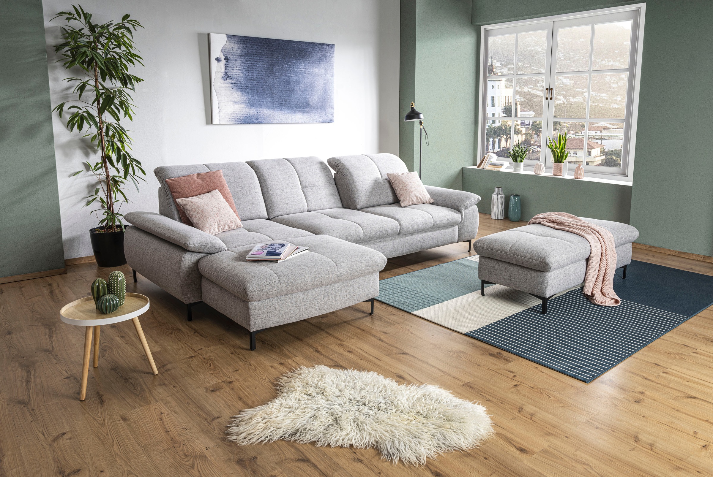 alina Ecksofa "Melina" In 2 Breiten, Wahlweise mit und ohne Bettfunktion günstig online kaufen