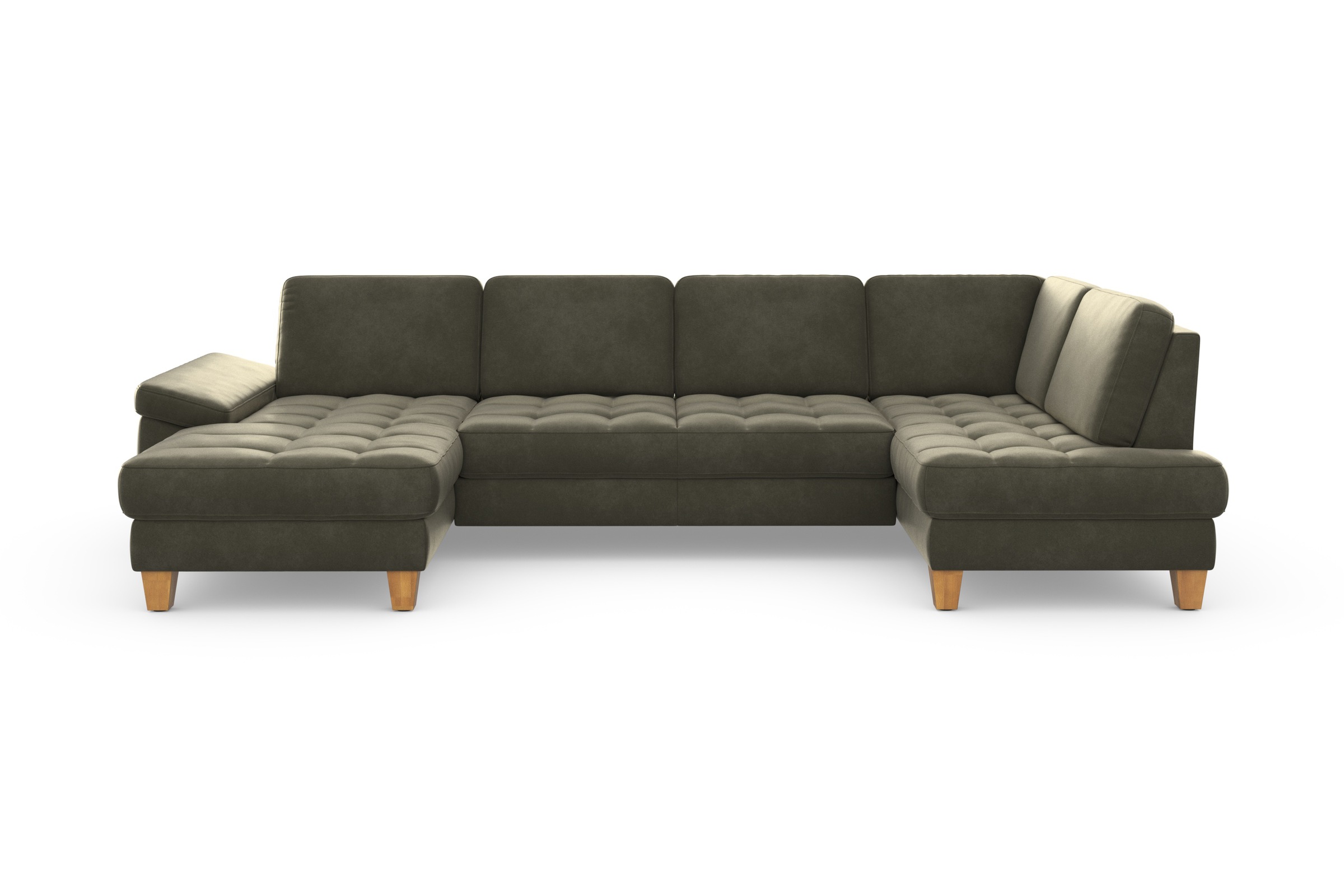 sit&more Wohnlandschaft »Westham U-Form«, wahlweise mit Bettfunktion, Bettkasten, Sitztiefenverstellung
