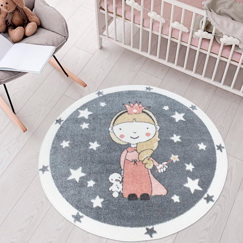 Carpet City Kinderteppich »ANIME893«, rund, 11 mm Höhe, Kinderzimmer Teppic günstig online kaufen