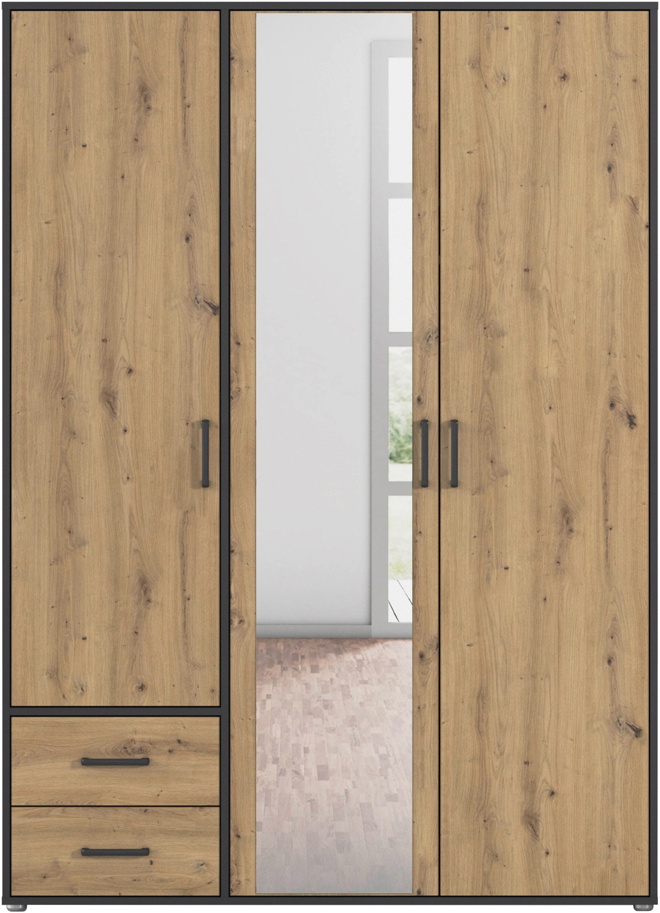 rauch Drehtürenschrank »Voyager«, (in 3 verschiedenen Ausstattungen BASIC/C günstig online kaufen
