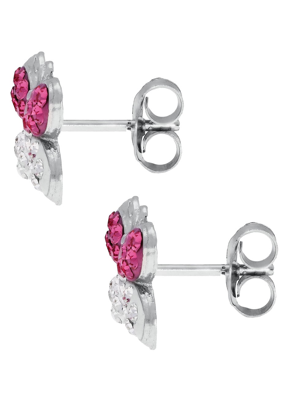 Firetti Paar Ohrstecker »Schmuck Geschenk Silber 925 Ohrschmuck Schmetterling«, mit Kristallstein