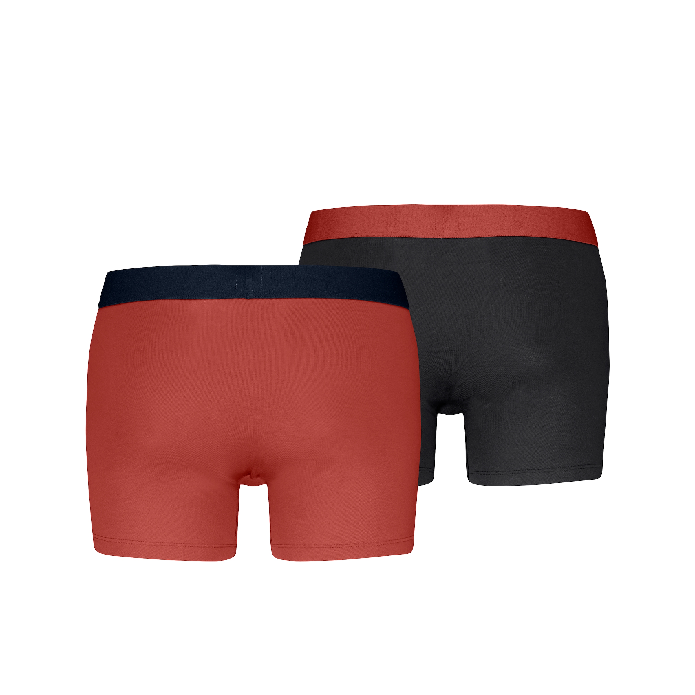 Levi's® Slip »LEVIS MEN SOLID BASIC BOXER BRIEF ORGANIC CO 2P«, (2er-Pack), mit Logobund