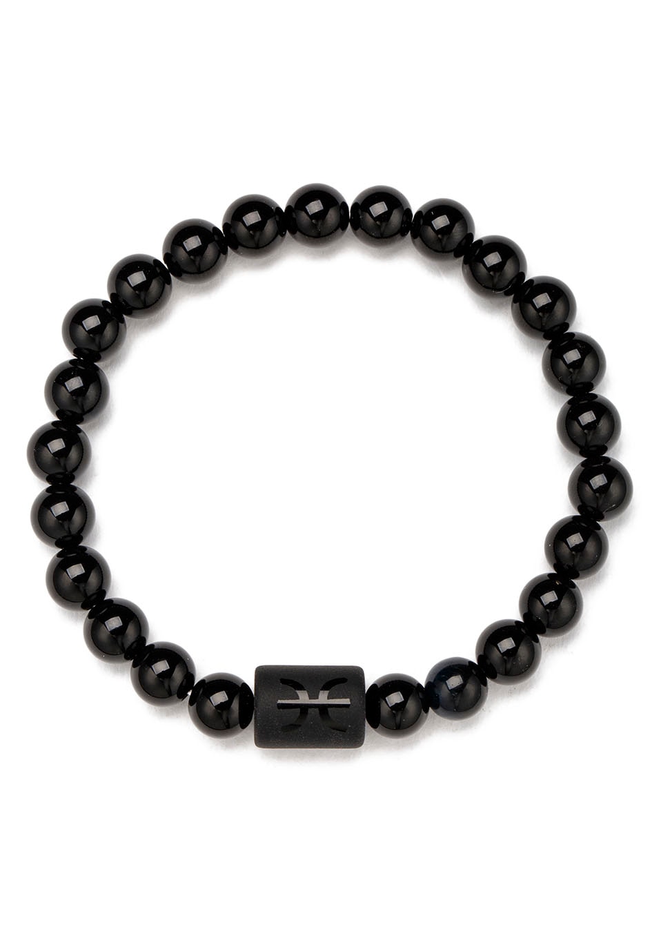 Firetti Armband »Schmuck Geschenk Armschmuck Armkette Edelstein Sternzeichen«, Made in Germany - mit Onyx und Geburtsstein