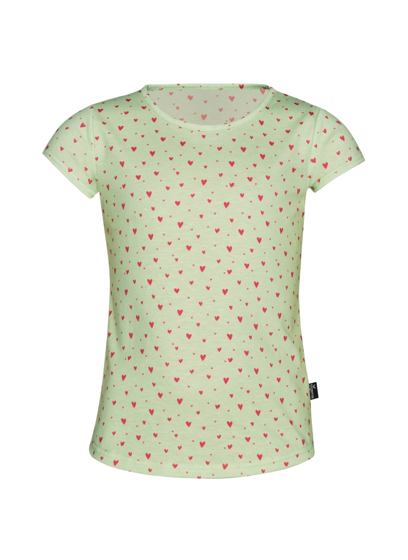 Trigema T-Shirt »TRIGEMA T-Shirt mit Allover Herzchen-Print«, (1 tlg.)