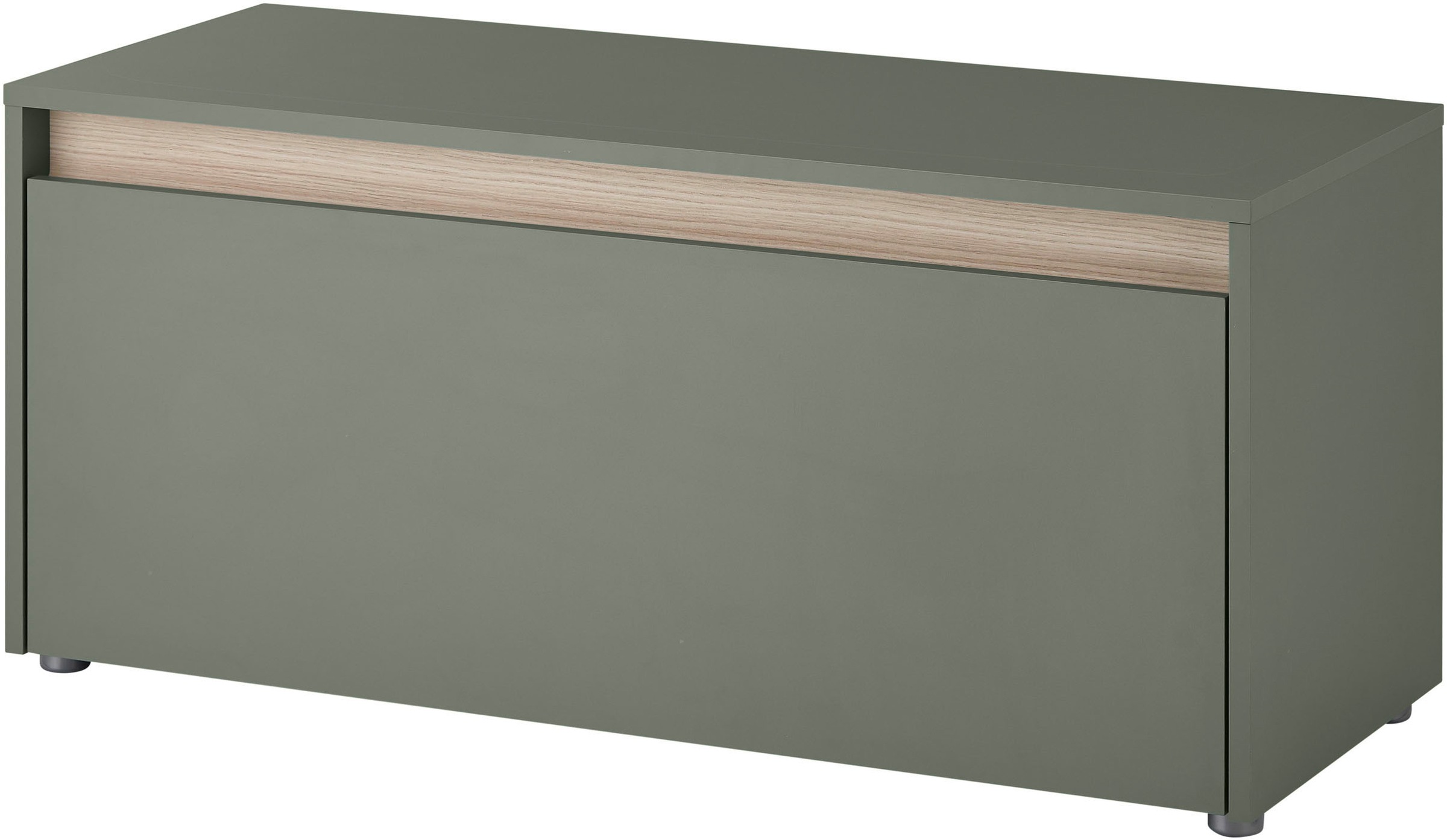 INOSIGN Schuhbank »GiRON/CiTY, Garderobenbank mit Klappe, Sitzbank in vier Farben«, viel Stauraum, Platz für ca. 8 Paar Schuhe, 100 cm breit