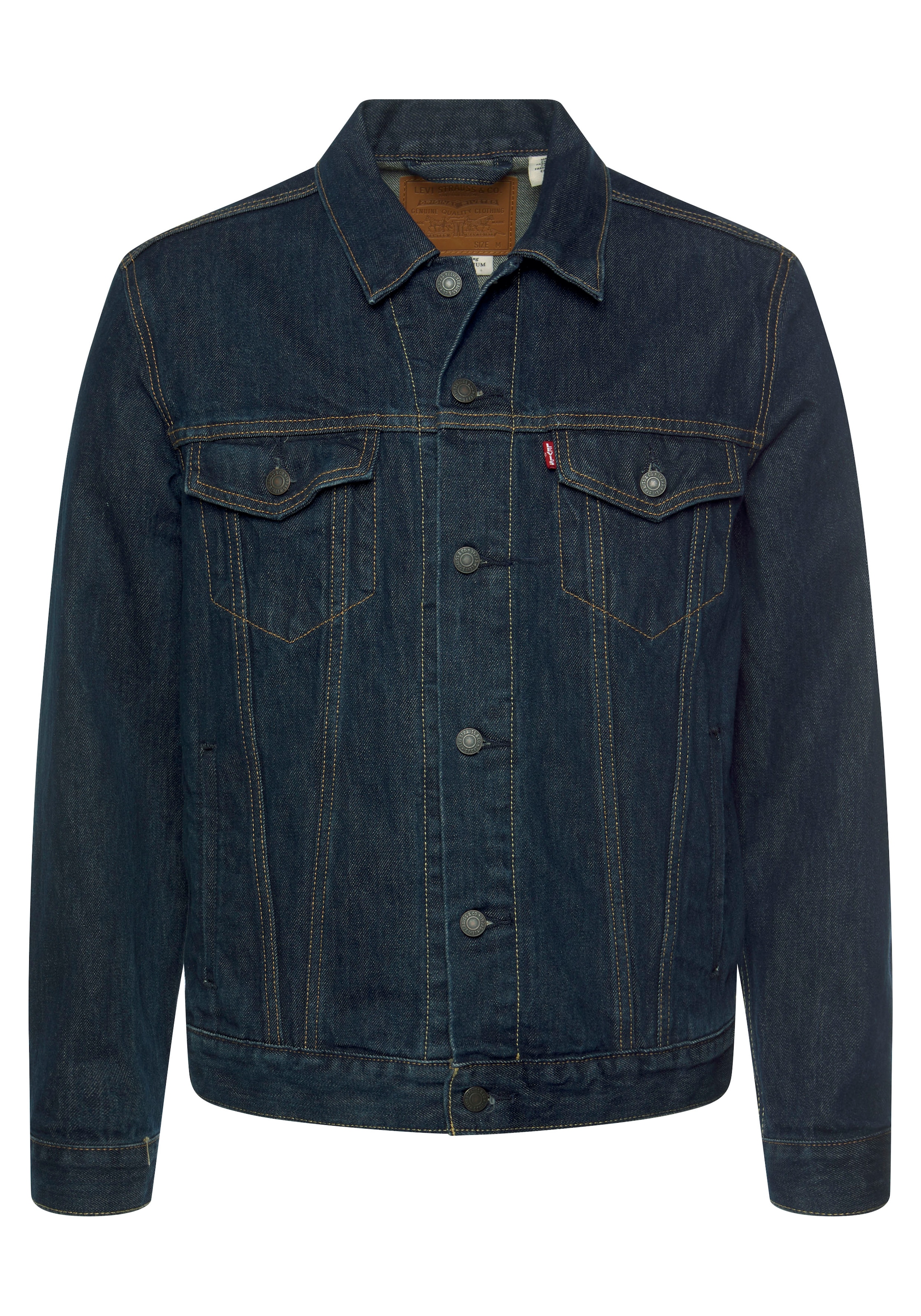 Levi's® Jeansjacke »VINTAGE FIT TRUCKER JKT«, ohne Kapuze, mit Knopfleiste