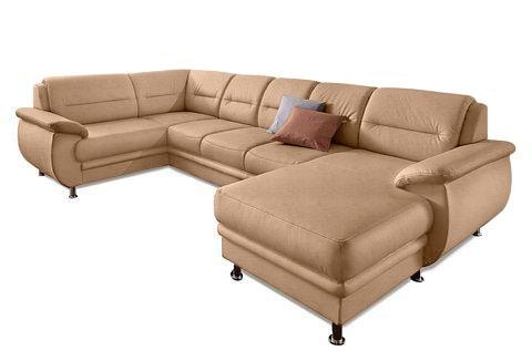 sit&more Wohnlandschaft »Mailand U-Form«, wahlweise mit Bettfunktion, frei im Raum stellbar