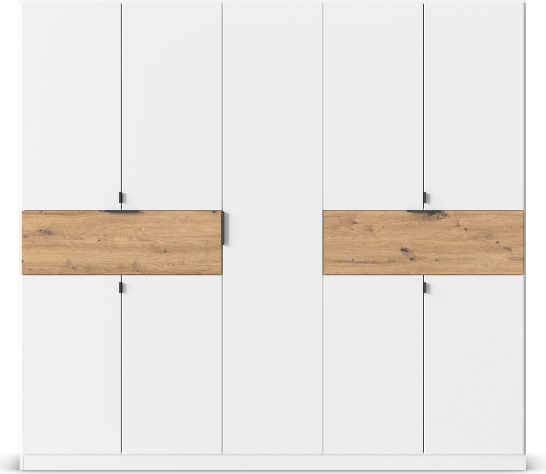rauch Drehtürenschrank »Kleiderschrank Schrank Garderobe Wäscheschrank TICAO«, (Schubladen in der Höhe variabel positionierbar), mit 2 geräumigen Schubladen, viel Stauraum MADE IN GERMANY