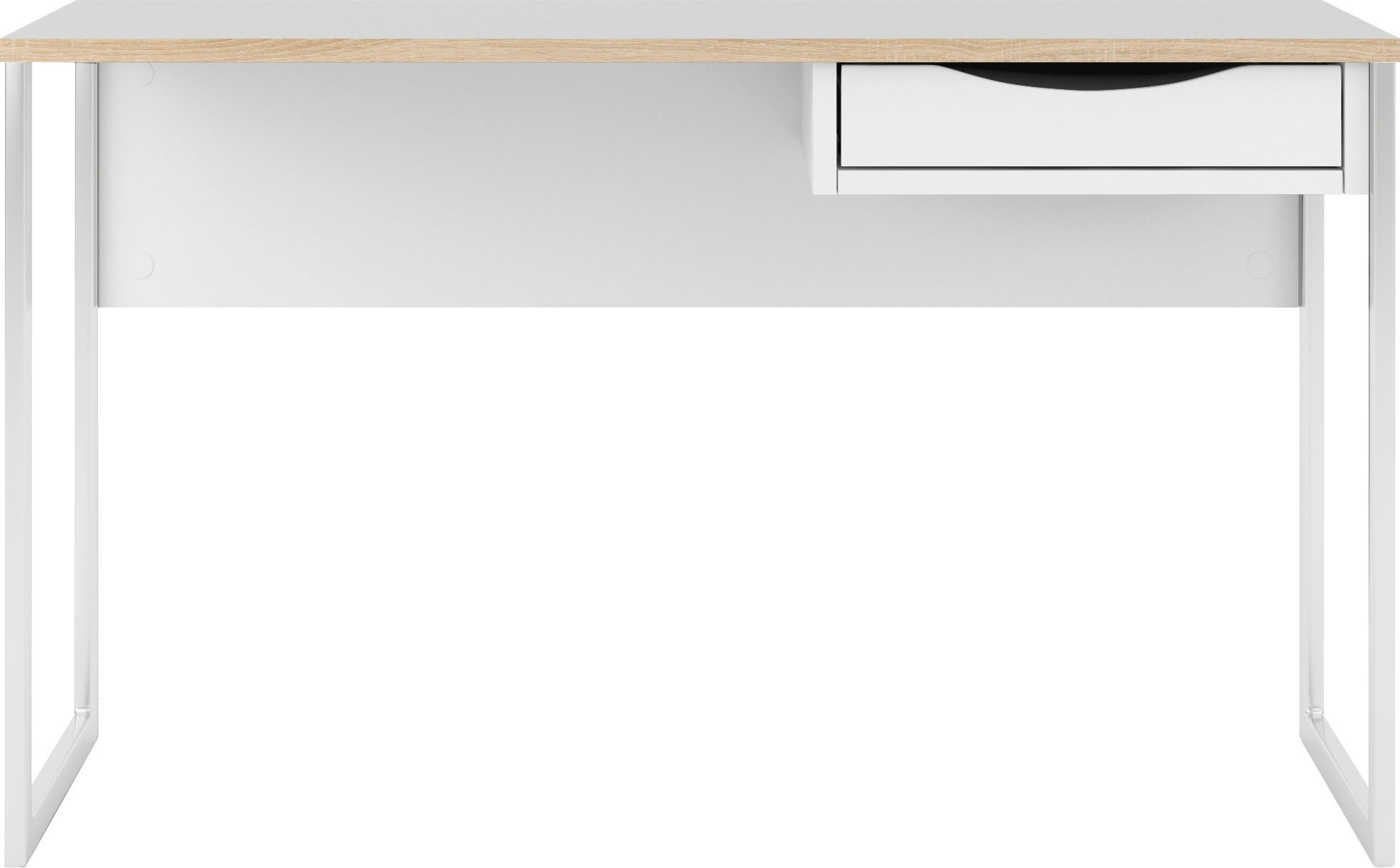 INOSIGN Schreibtisch »Plus«, mit vielen Stauraummöglichkeiten, zeitloses De günstig online kaufen