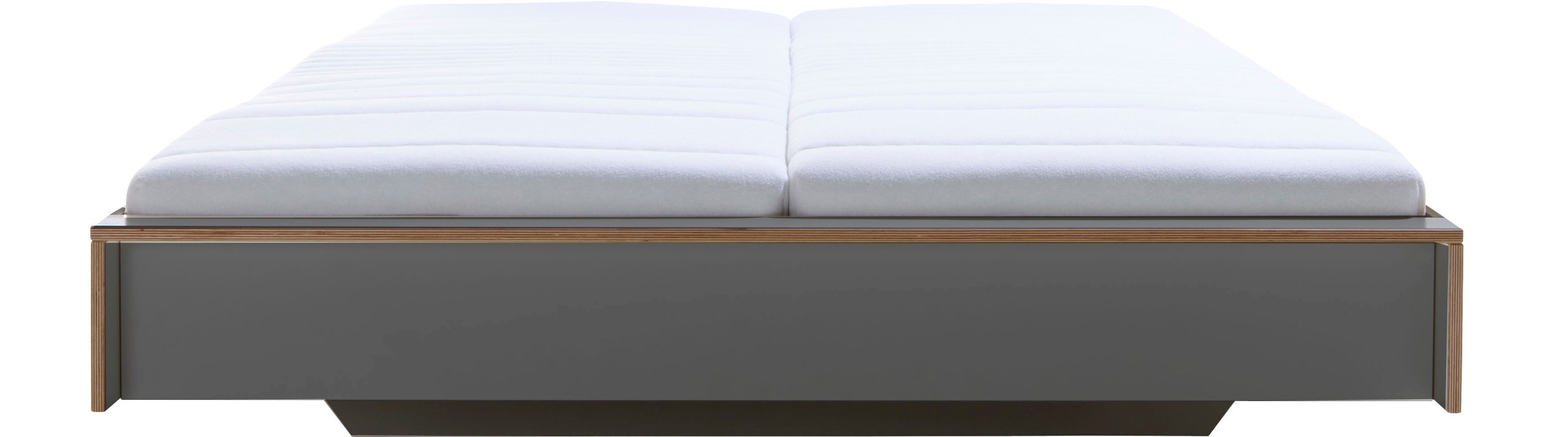 3. Bild von Müller SMALL LIVING Holzbett »FLAI HIGH«, Überlänge Liegefläche 220 cm, Komfort Höhe 40 cm ohne Kopfteil