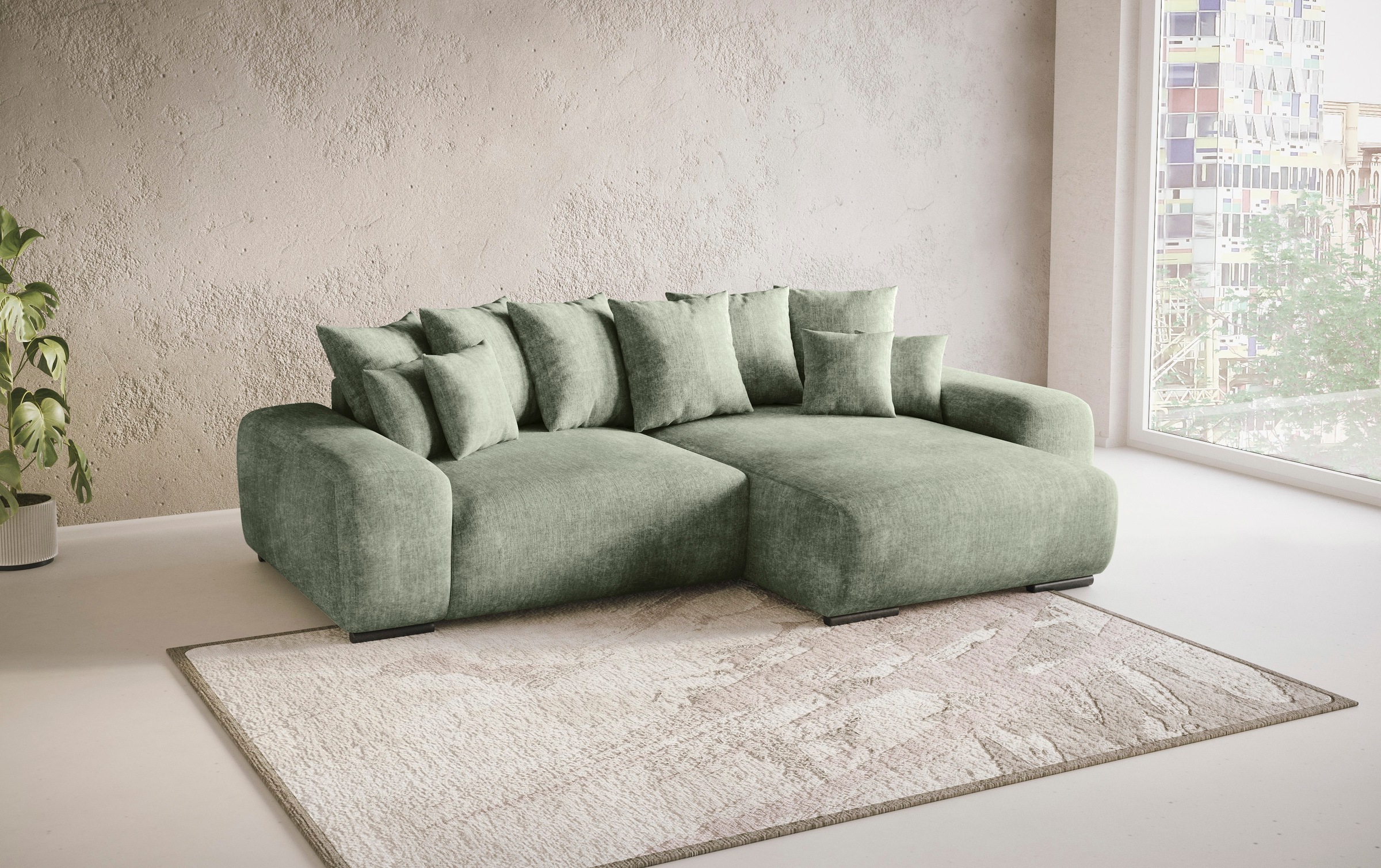 Mr. Couch Polsterecke »Sundance, L-Form«, Dauerschläfer mit Bett, Bettkaste günstig online kaufen