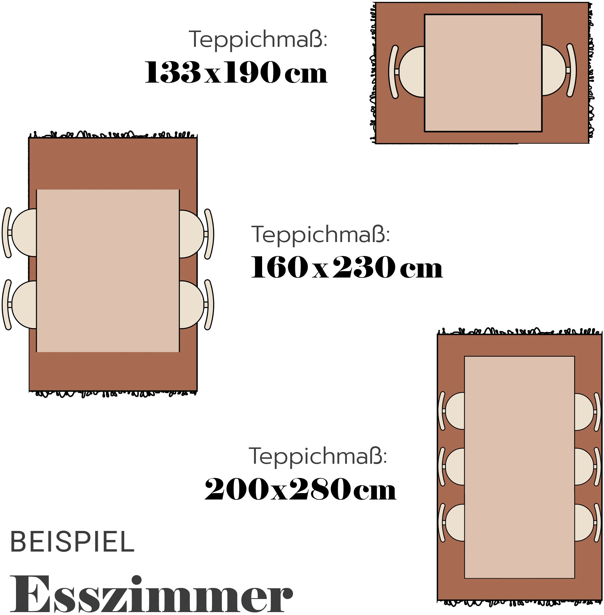 ASTRA Teppich »Lou 252«, rechteckig, 10 mm Höhe, Hoch Tief Struktur, Kurzflor, Wohnzimmer, Schlafzimmer