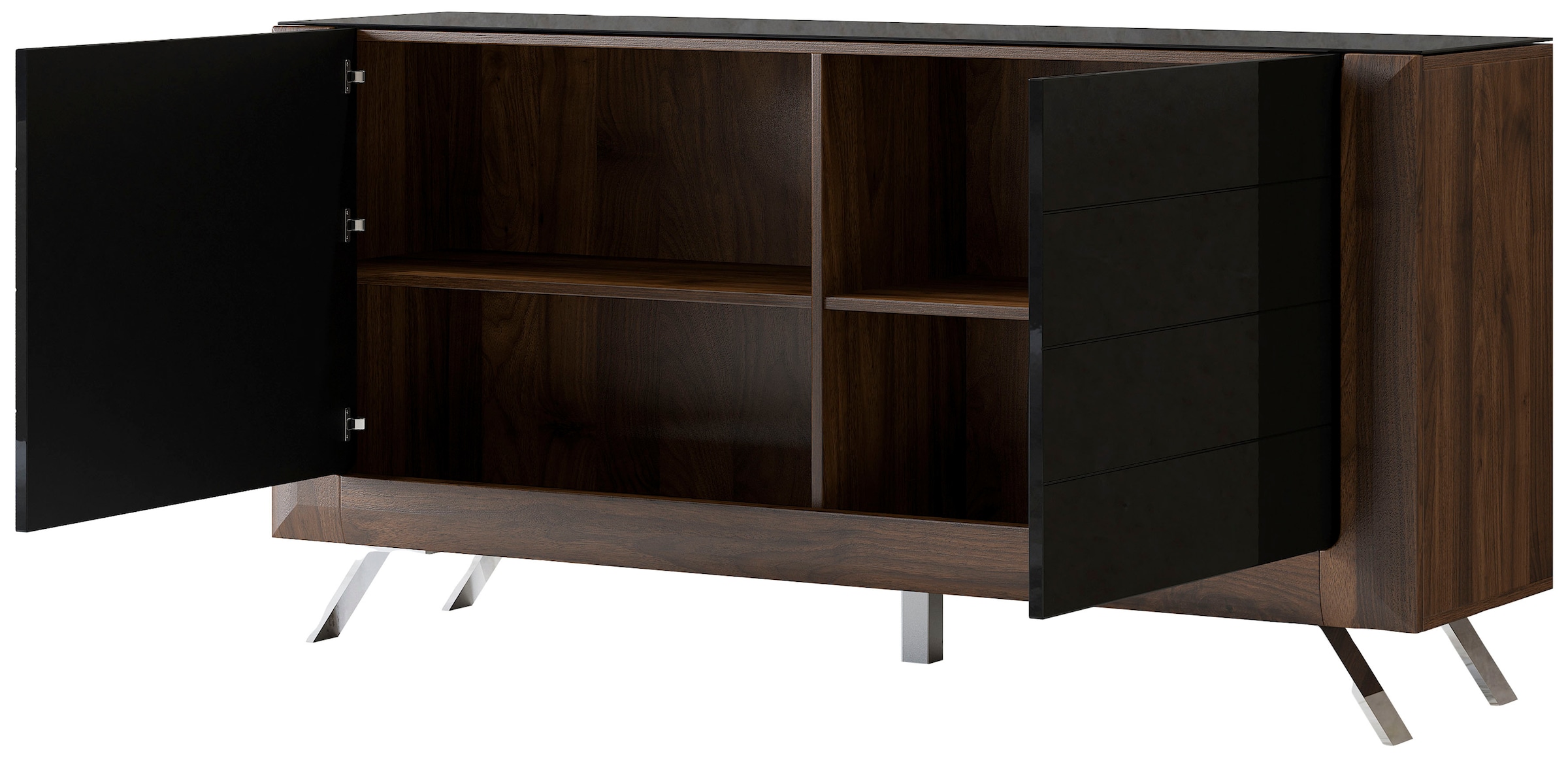 Leonique Sideboard »Kasai«, Breite 160,5 cm, mit 2 Türen