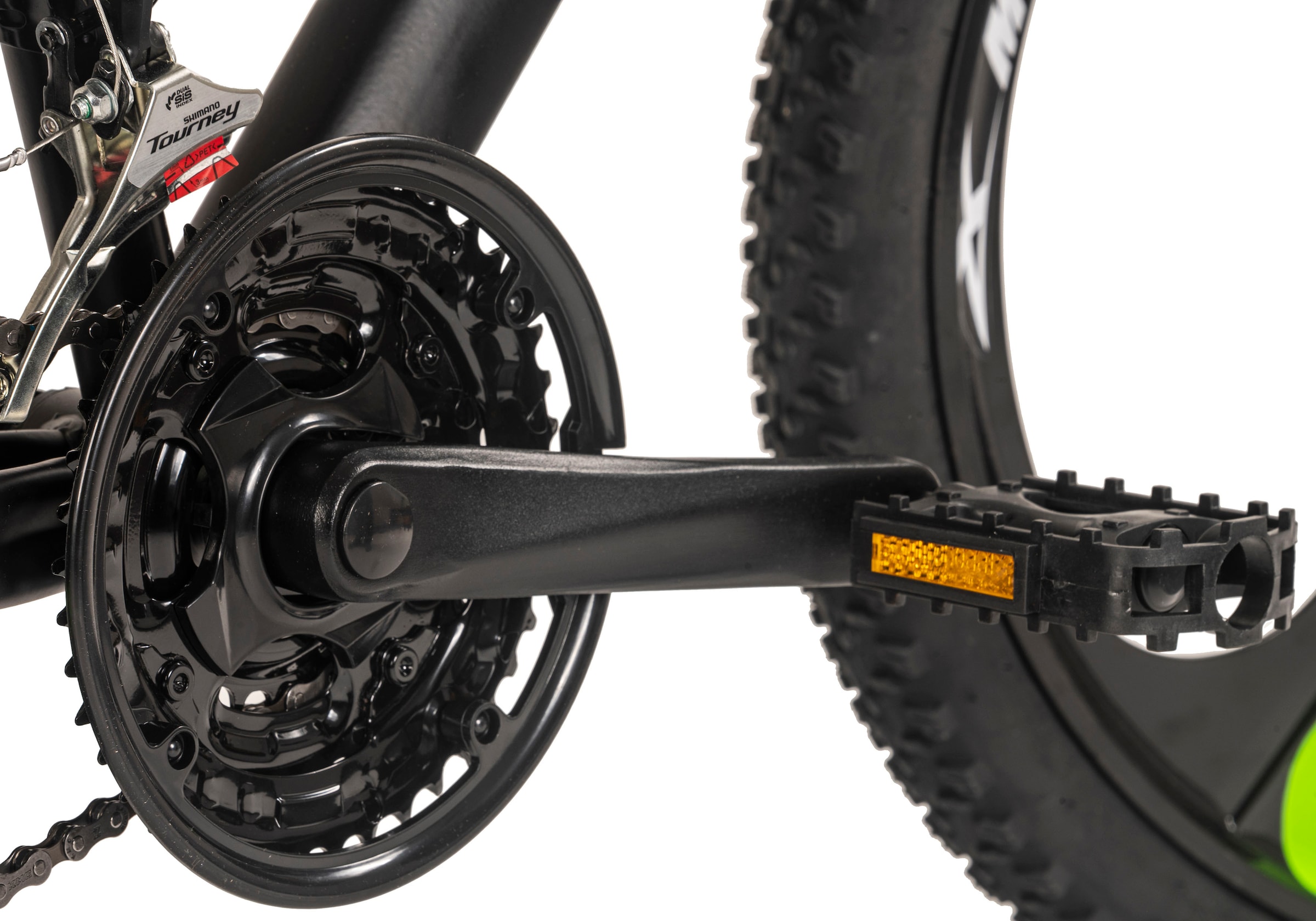WYLD Mountainbike »Mountainbike Hardtail 26'' Sharp Schwarz-Grün 21 Gänge RH 46 bzw. 51cm«, 21 Gang, Kettenschaltung