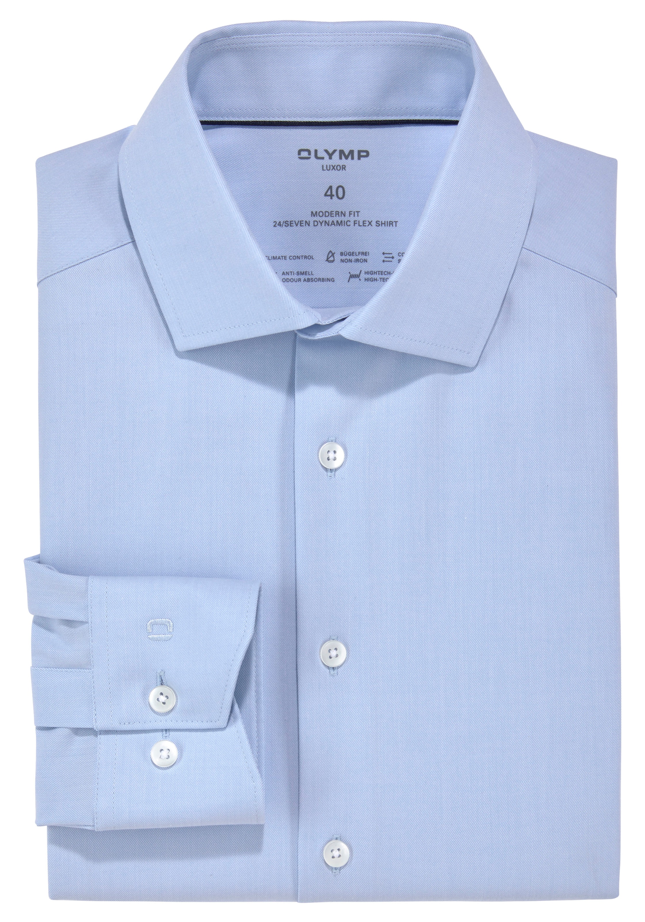 OLYMP Businesshemd »Luxor 24/Seven modern fit« Comfort Stretch
