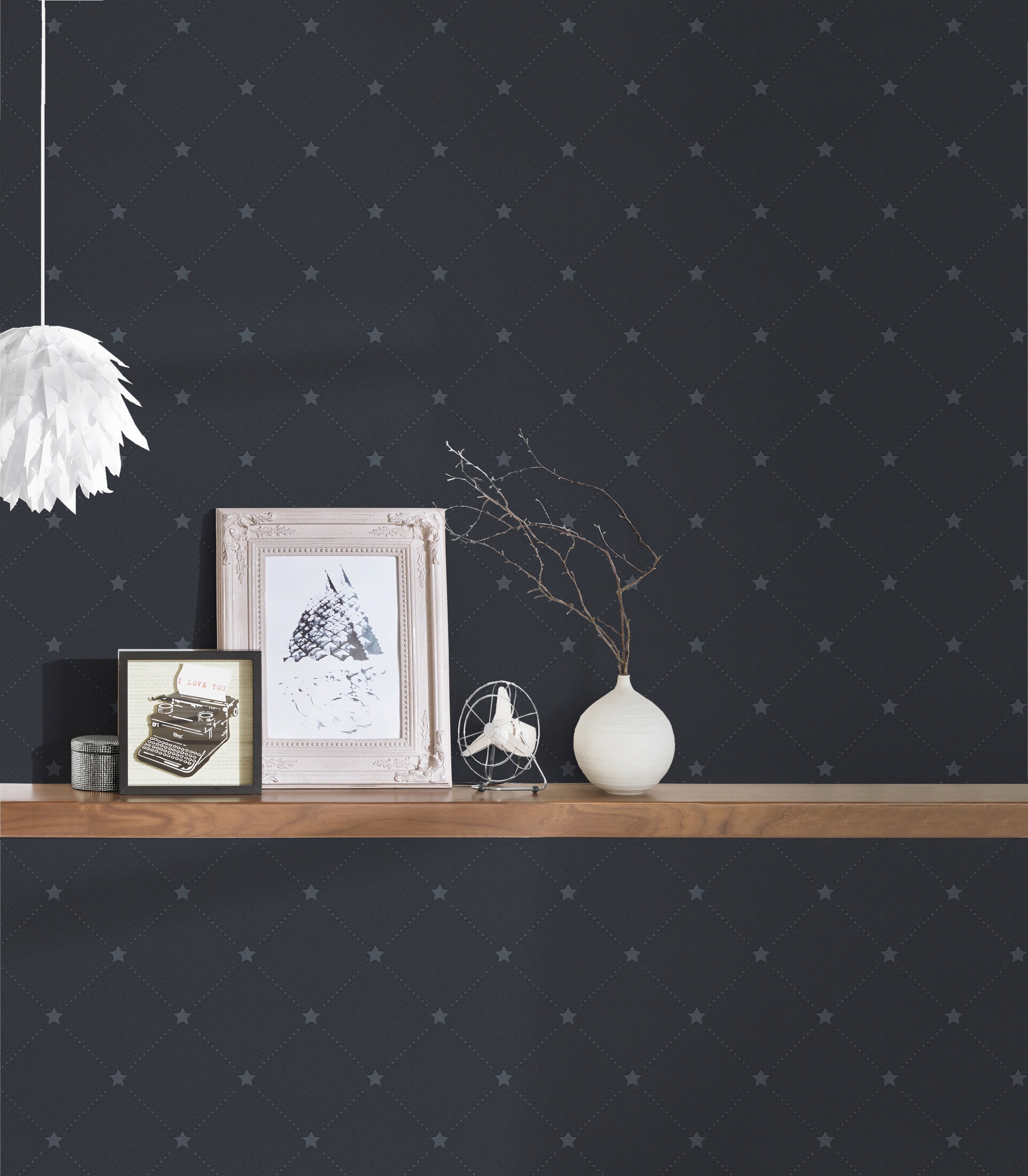 METROPOLIS BY MICHALSKY LIVING Vliestapete »Change is good, Stylish Stars«, Strukturmuster-gemustert-Motiv, Designertapete Tapete Sterne Tapeten Wohnzimmer Schlafzimmer Küche