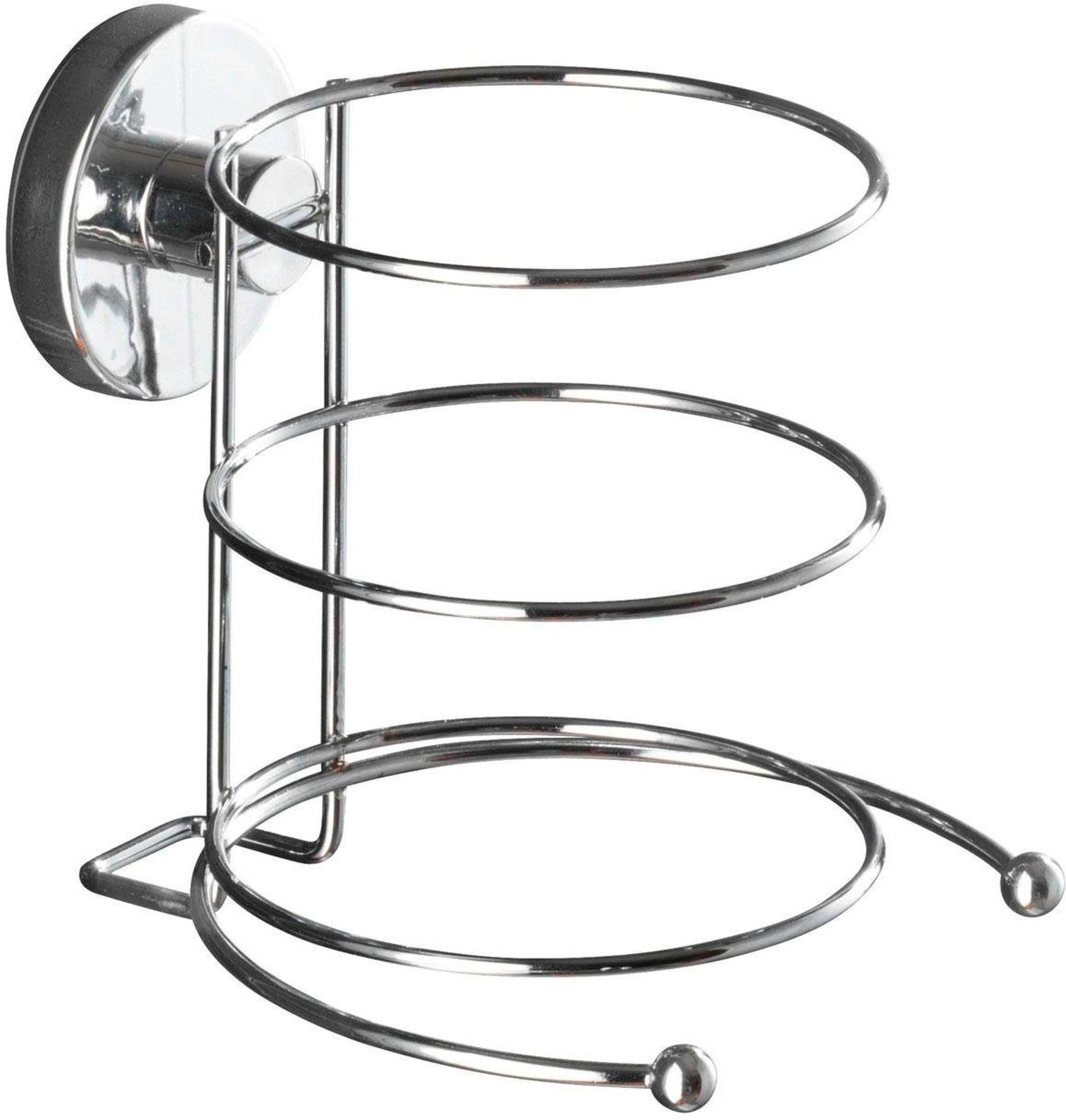 WENKO Haartrocknerhalter Vacuum-Loc Befestigung ohne bohren