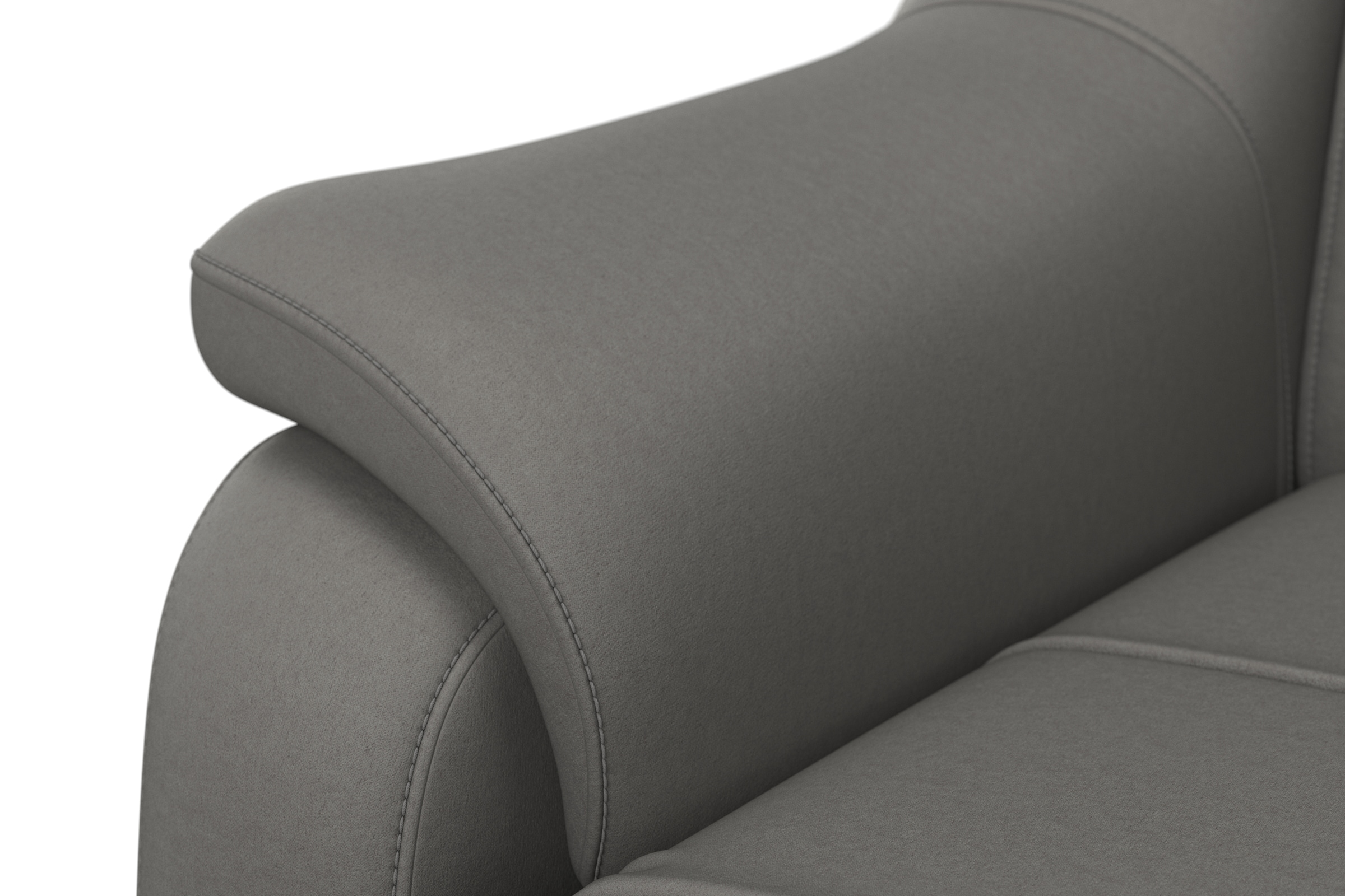 sit&more Ecksofa »Freetown L-Form«, inklusive Kopfteilverstellung und komfortablem Federkern