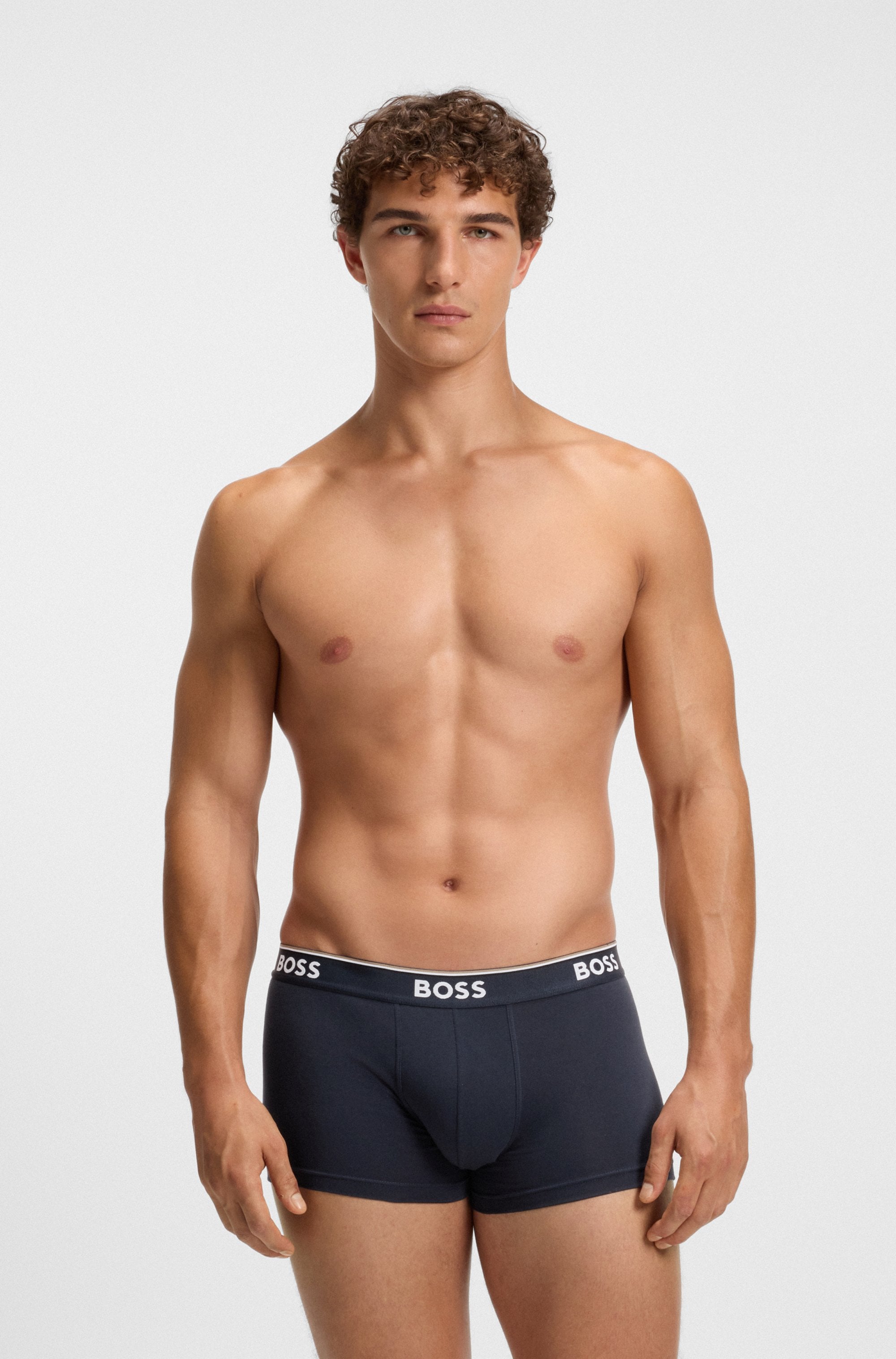 BOSS Trunk »3P Power«, (Packung, 3 St.), mit BOSS Schriftzug auf dem Bund