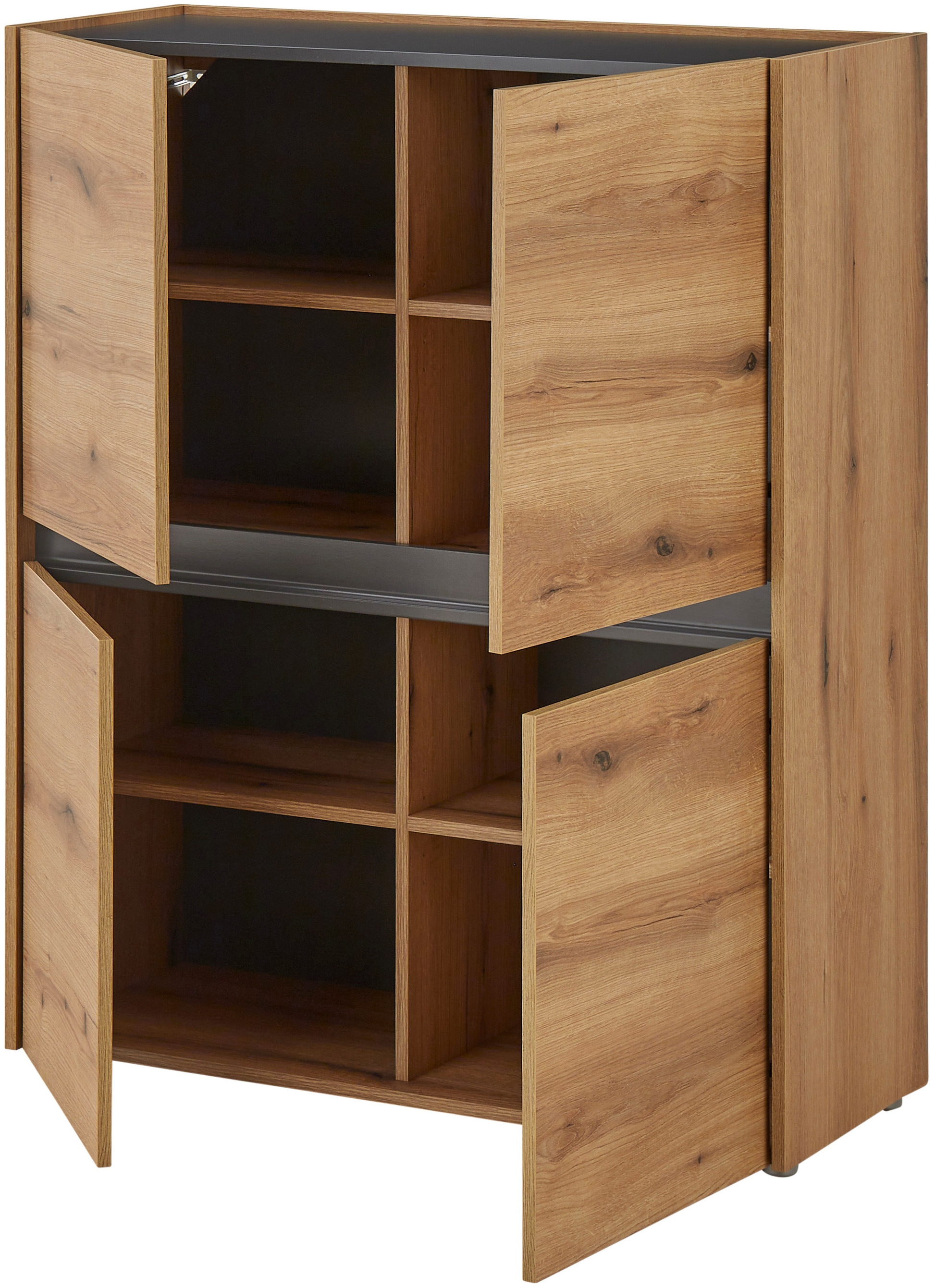 Home affaire Wohnwand »City/Giron« Set, 5 Stk. tlg.