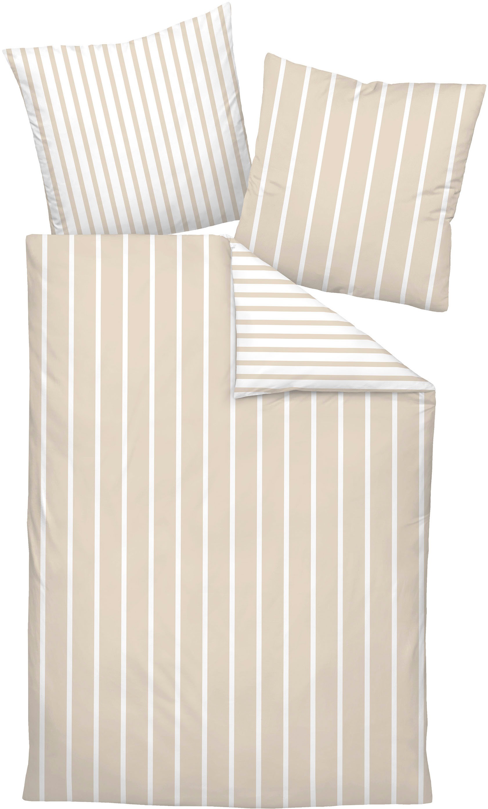 Janine Wendebettwäsche »Interlock-Jersey59028 3«, mit Reissverschluss günstig online kaufen