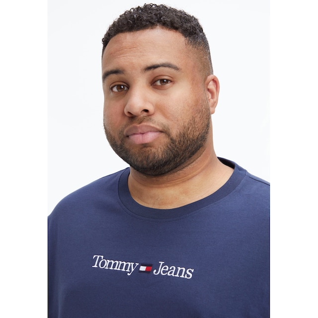 Tommy Jeans Plus T-Shirt »TJM PLUS LINEAR LO«, mit Tommy-Jeans Branding auf  der Brust online bei