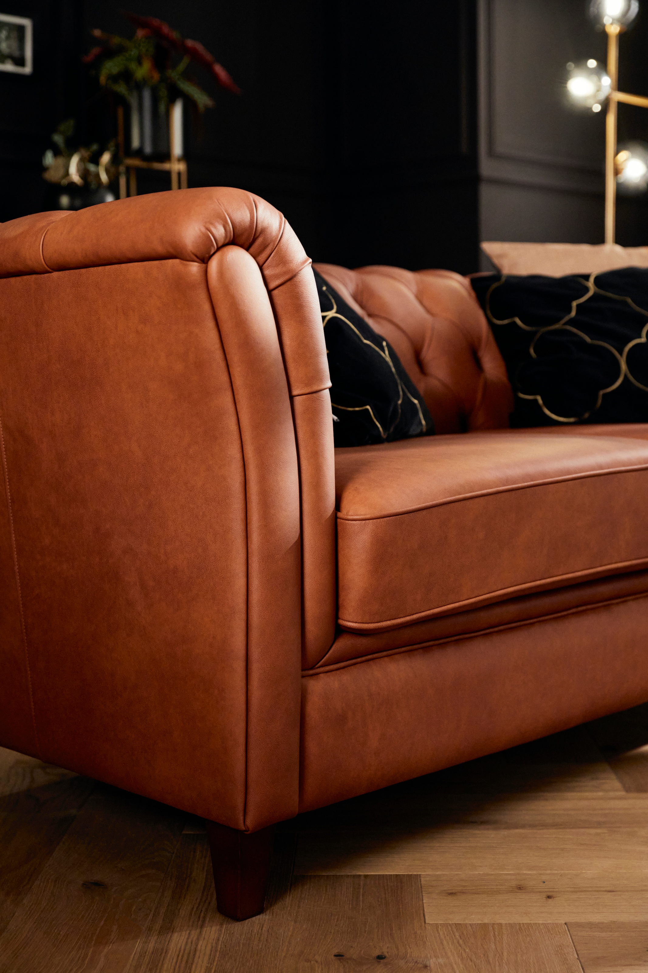 Home affaire Chesterfield-Sofa »Reims«, mit echter Chesterfield-Knopfheftung, hochwertige Verarbeitung