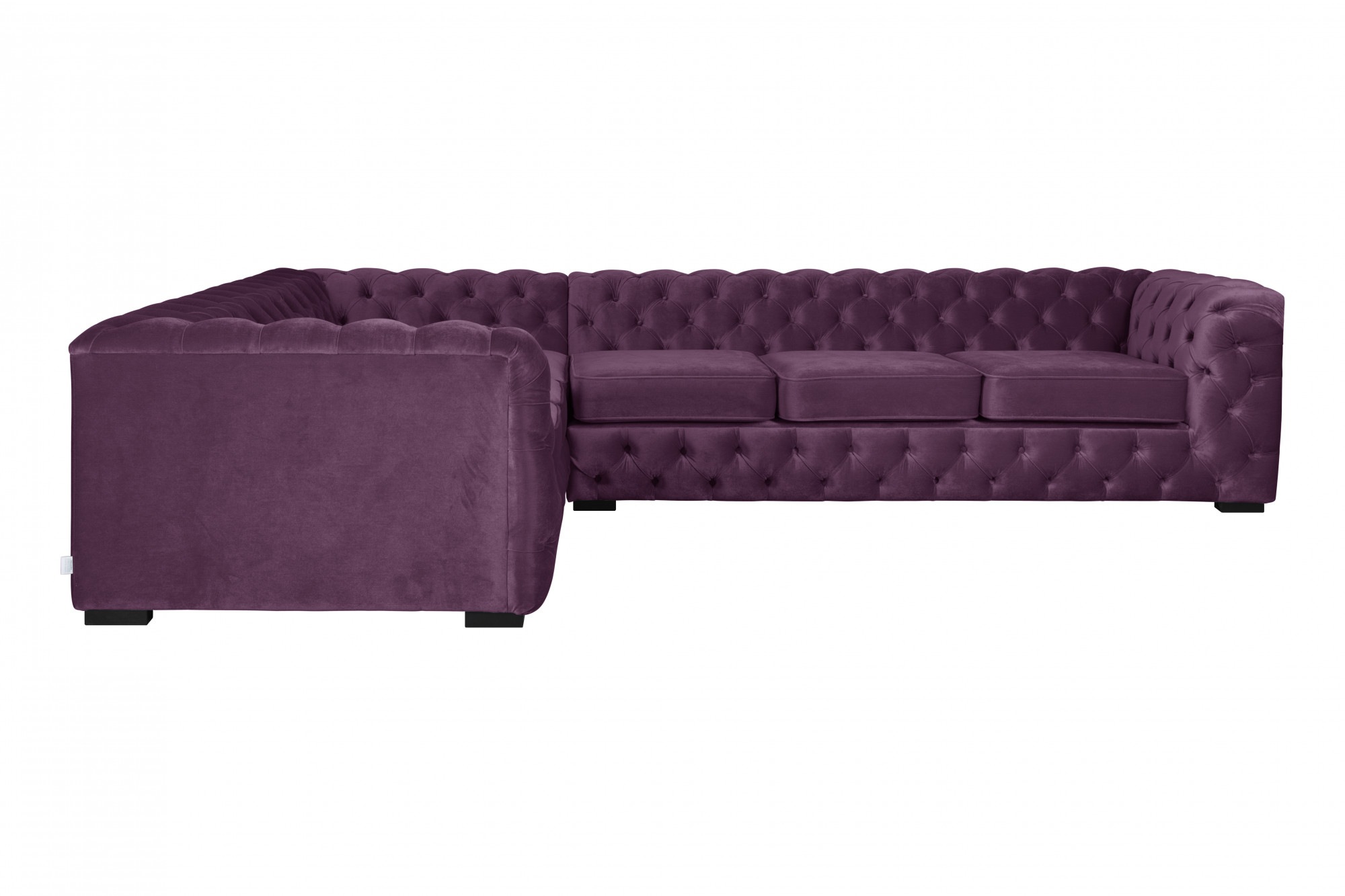 Home affaire Chesterfield-Sofa »KALINA L-Form« hochwertig Chesterfield-Ausf günstig online kaufen