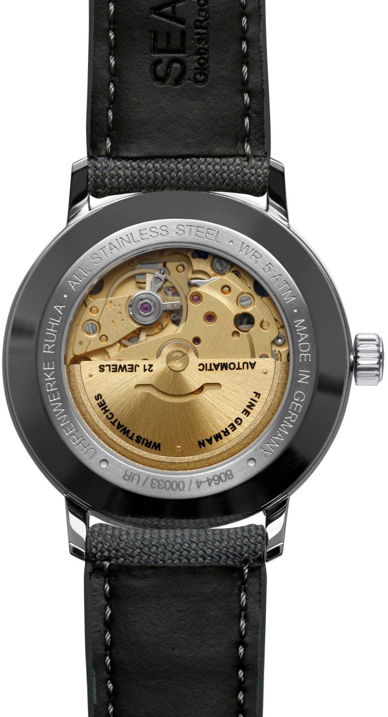 ZEPPELIN Automatikuhr »Hindenburg, Sustainable Planet«, Armbanduhr, Herrenuhr, Datum, Made in Germany