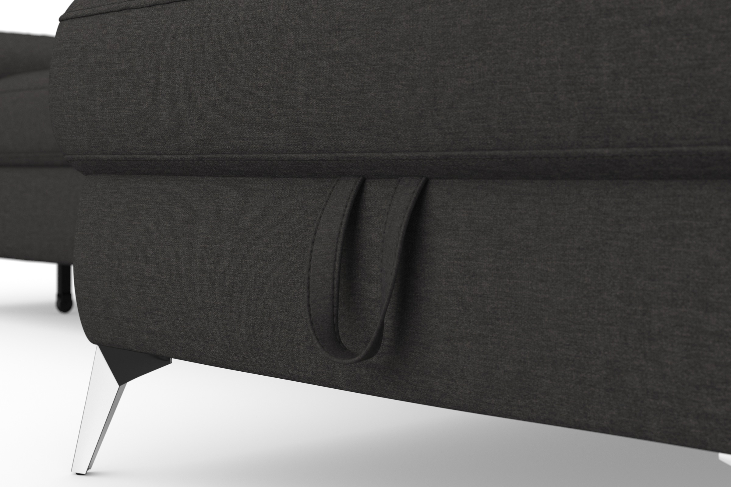 sit&more Ecksofa »Padua L-Form«, inklusive Sitztiefenverstellung, Armteilfunktion und Federkern