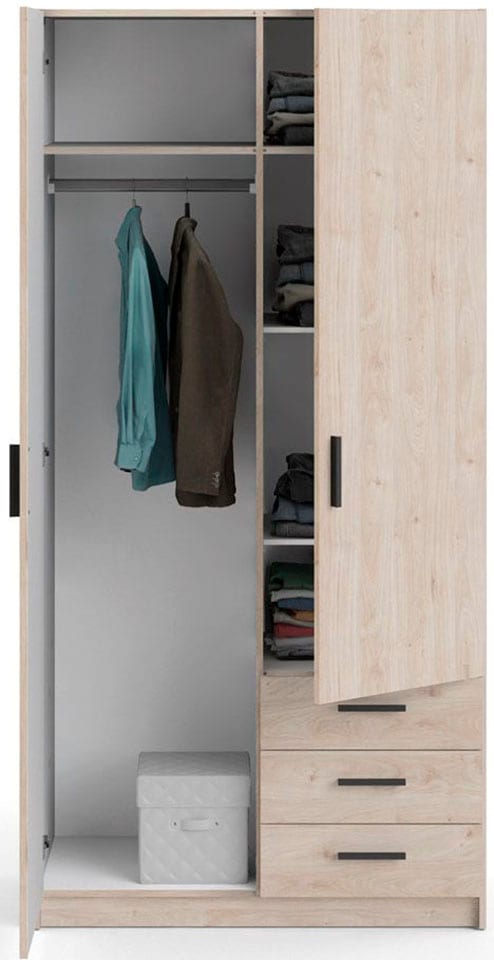 INOSIGN Kleiderschrank »Sprint Drehtürenschrank, Aufbewahrung Kasten Schrank Stauraum«, Breite 98,5/147 oder 195,5 cm, je mit Einlegeböden und Kleiderstange