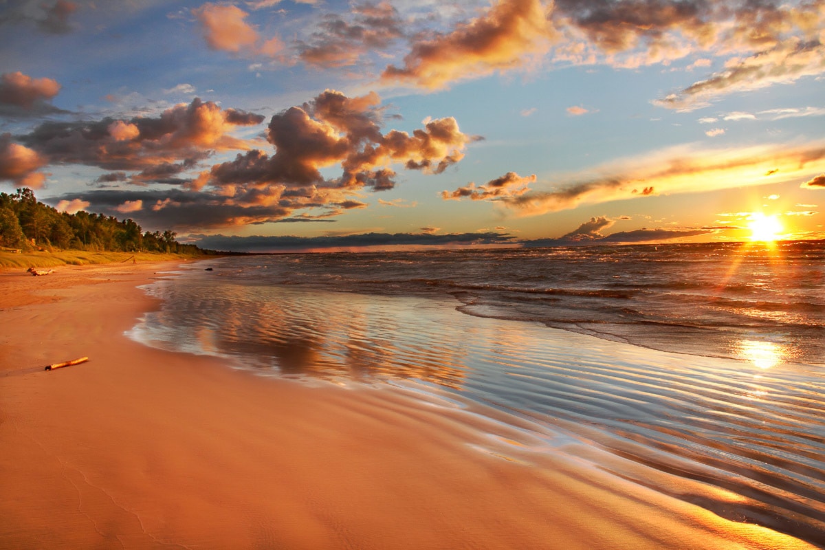 Papermoon Fototapete »Lake Huron Dunes« günstig online kaufen