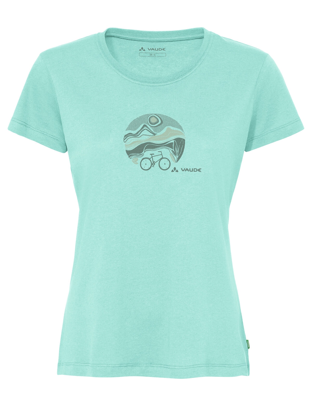 VAUDE Funktionsshirt »WOMEN'S CYCLIST T-SHIRT V« sportliche Passform, Kurzarm, für Radsport und Outdoor-Aktivitäten