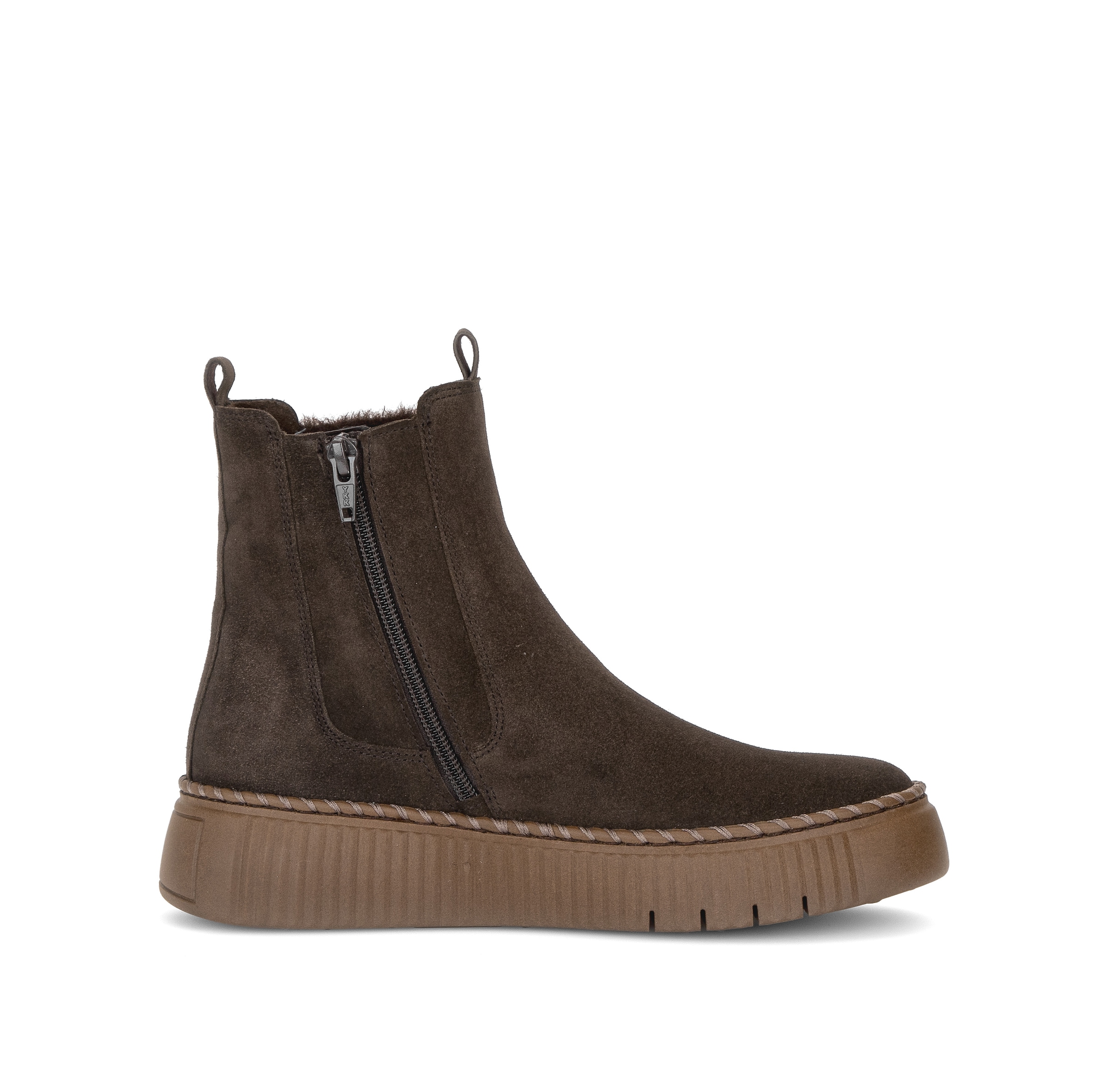 Gabor Chelseaboots  Plateau, Stiefelette mit zwei Anziehlaschen