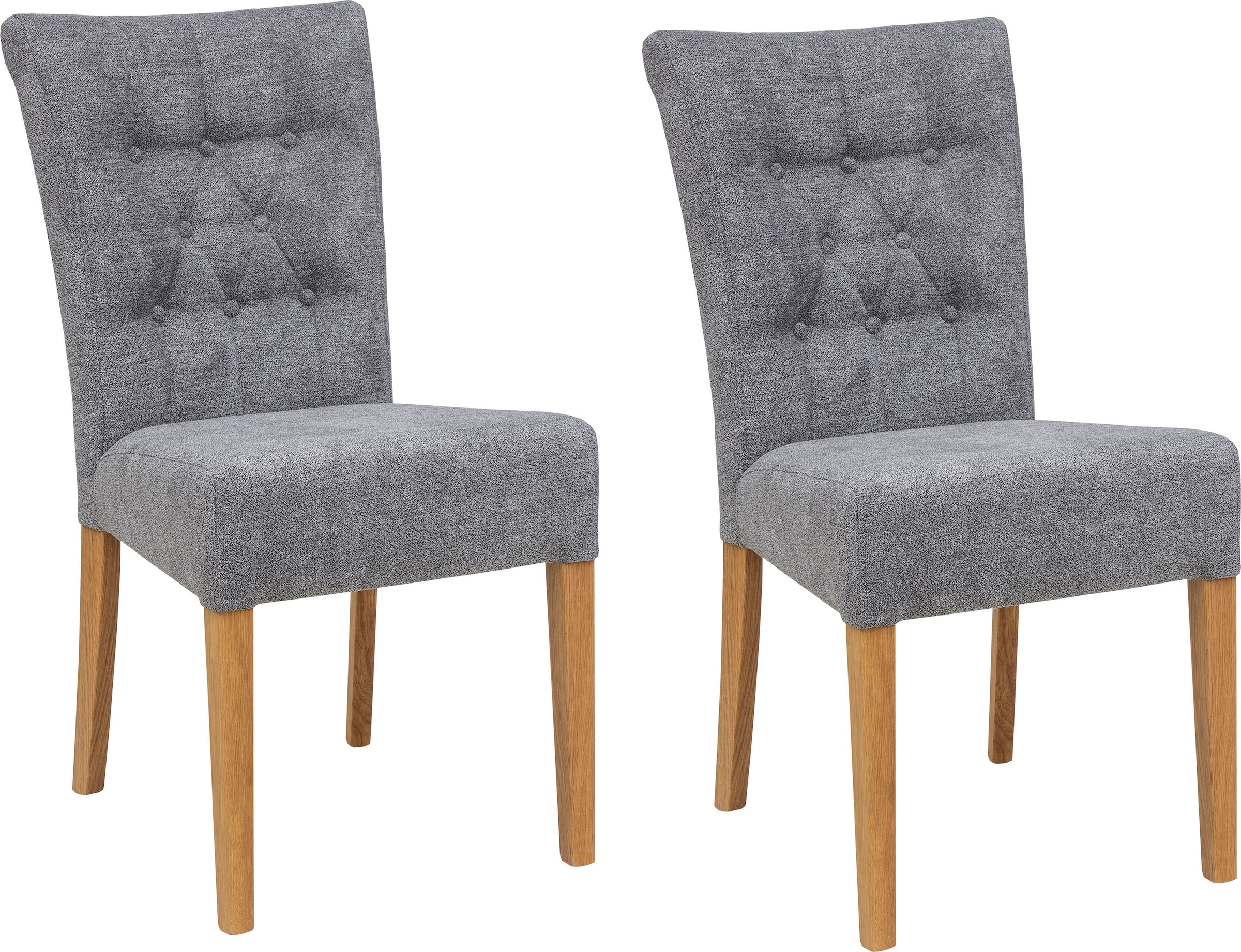 Home affaire Polsterstuhl »Queen«, (Set), 4 St., Feinstruktur, Esszimmerstu günstig online kaufen