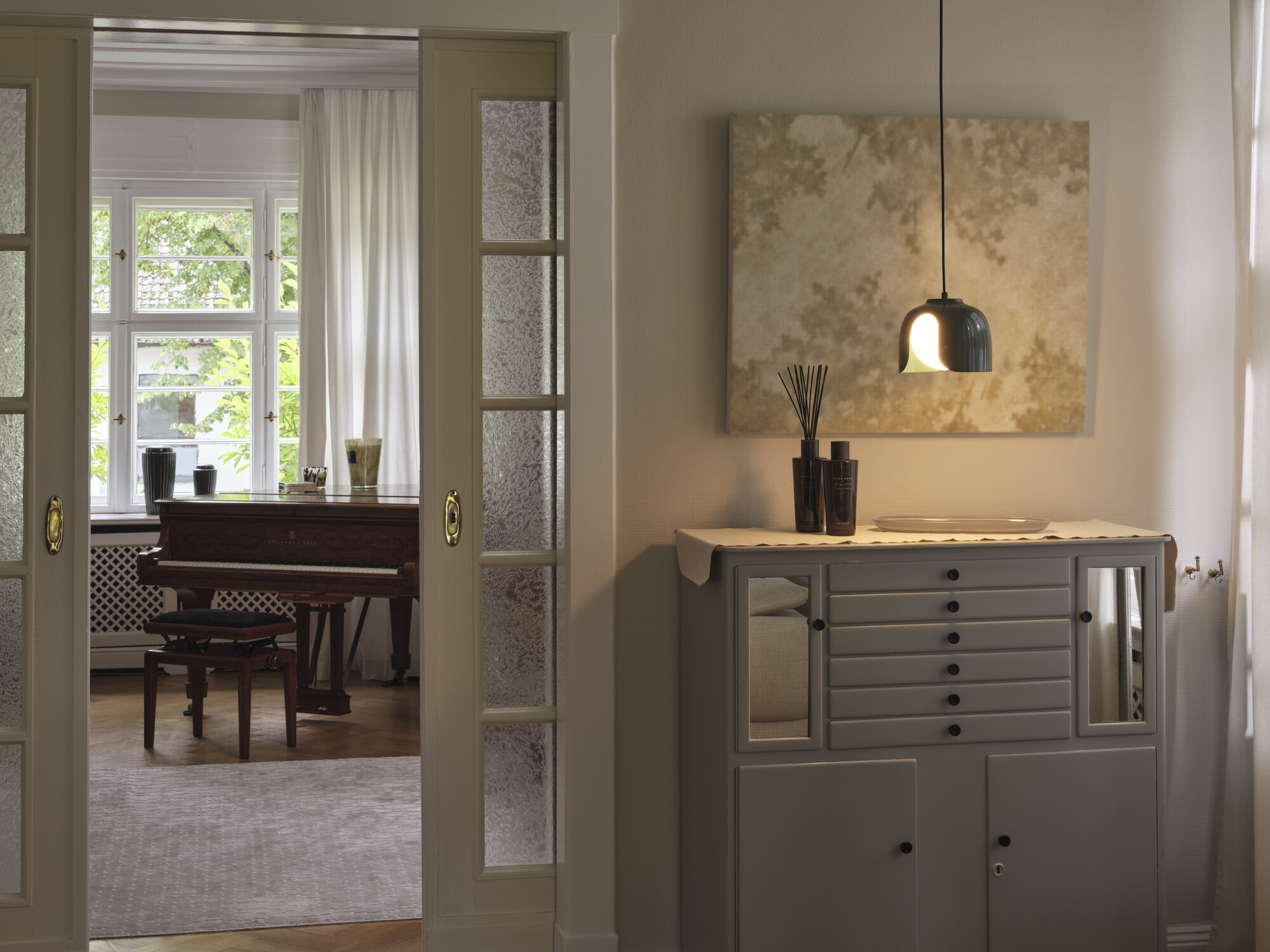 Osram Pendelleuchte »Decor Corolle« E27 1 Stk. Fassung E27, Stahl und Glas