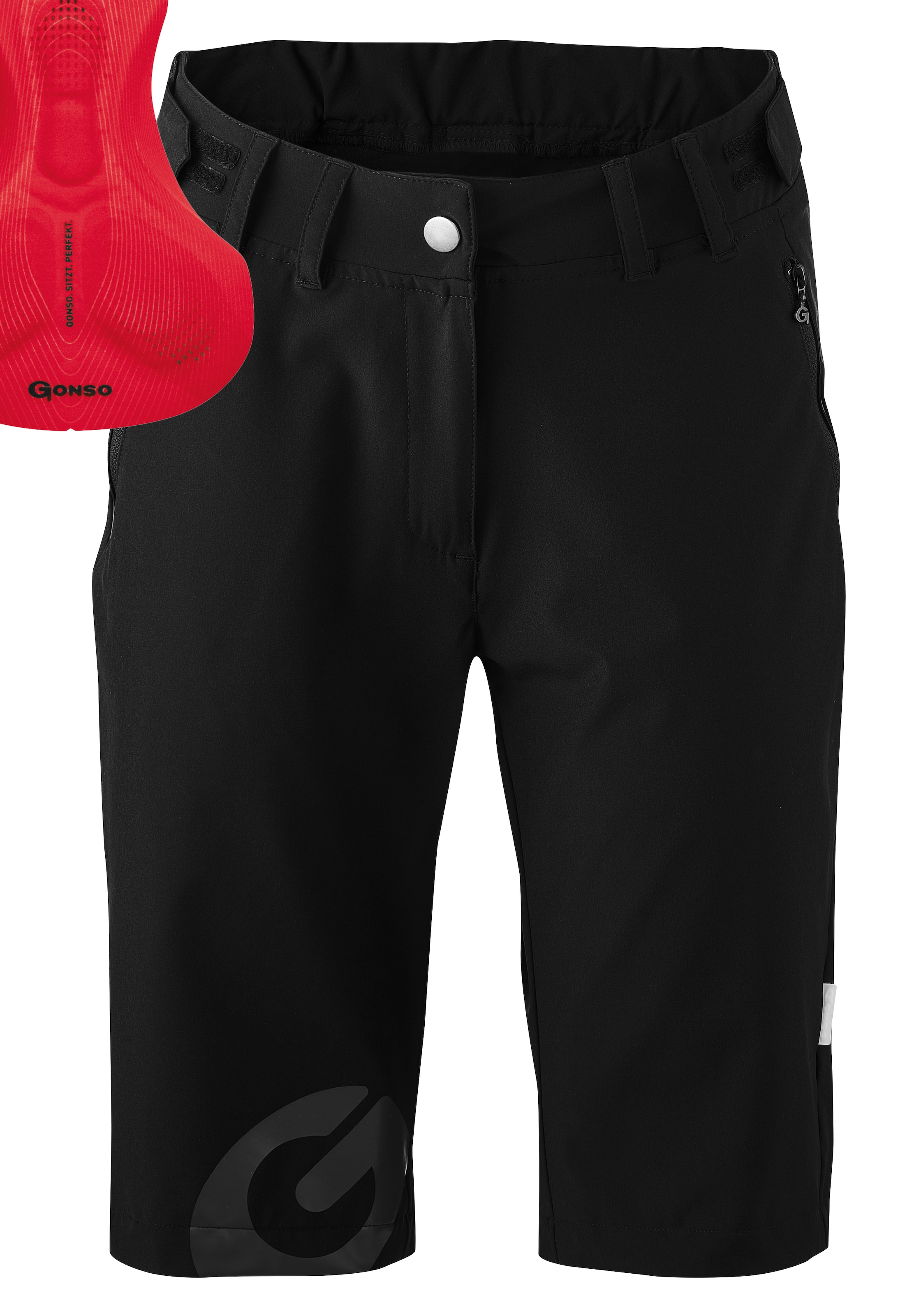 Gonso Fahrradhose »Sitivo Shorts W«, Bikeshorts mit innovativem Sitzpolsterkonzept
