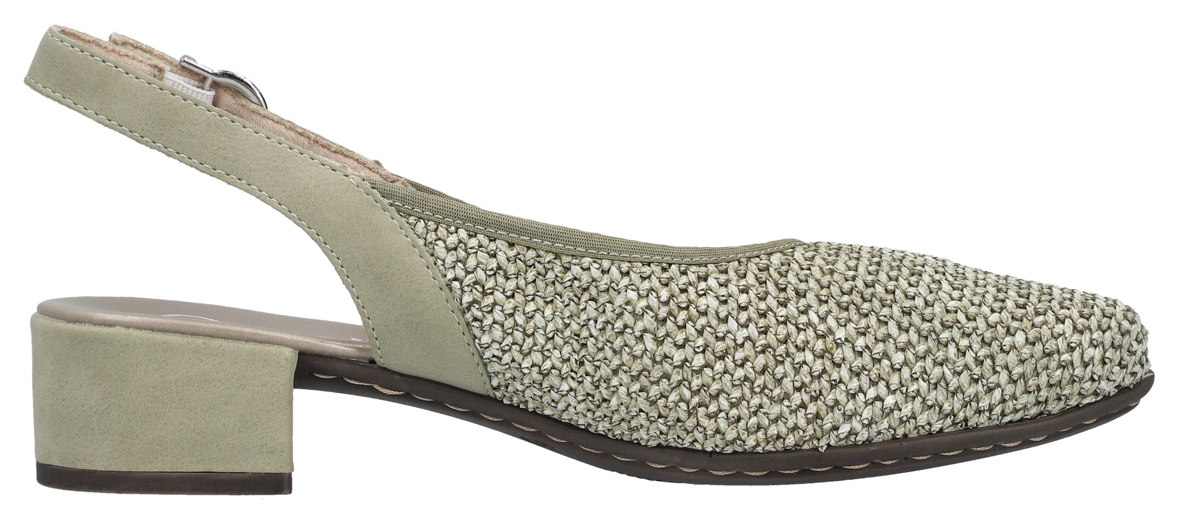 Rieker Slingsandale  Sommerschuh, Festtagsschuh, Blockabsatz, mit Riemchen
