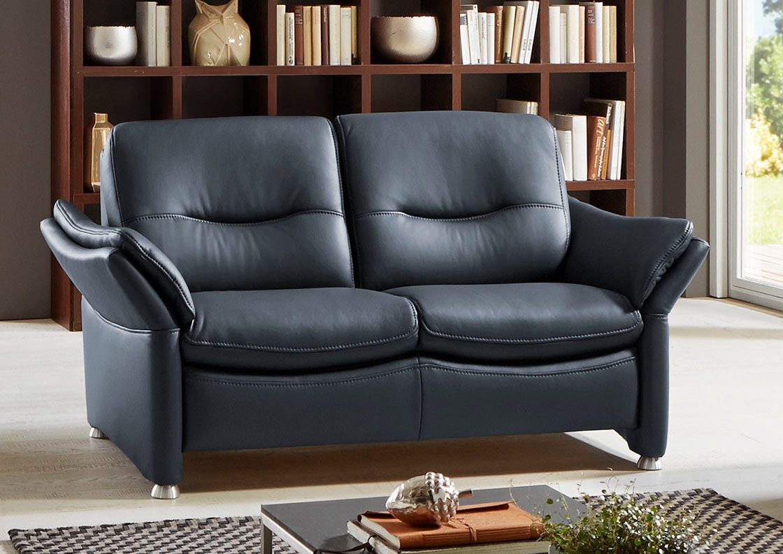 HUKLA 2-Sitzer »HU-SF15058 Ledersofa, Breite 164 cm«, hochwertiges Glattled günstig online kaufen