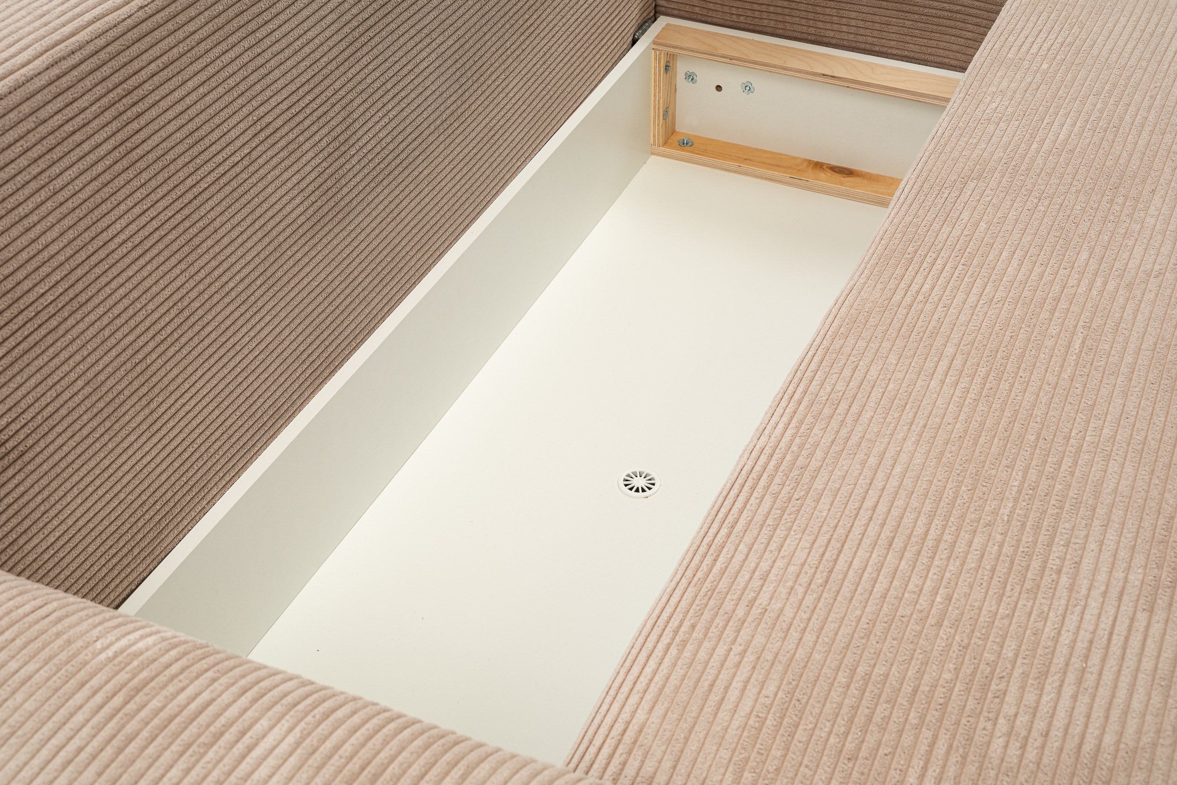 WERK2 Ecksofa »Amsterdam, zeitlos und elegant, Breite 300cm, L-Form«, Design Ecksofa mit hohem Komfort, Schlaffunktion & Bettkasten