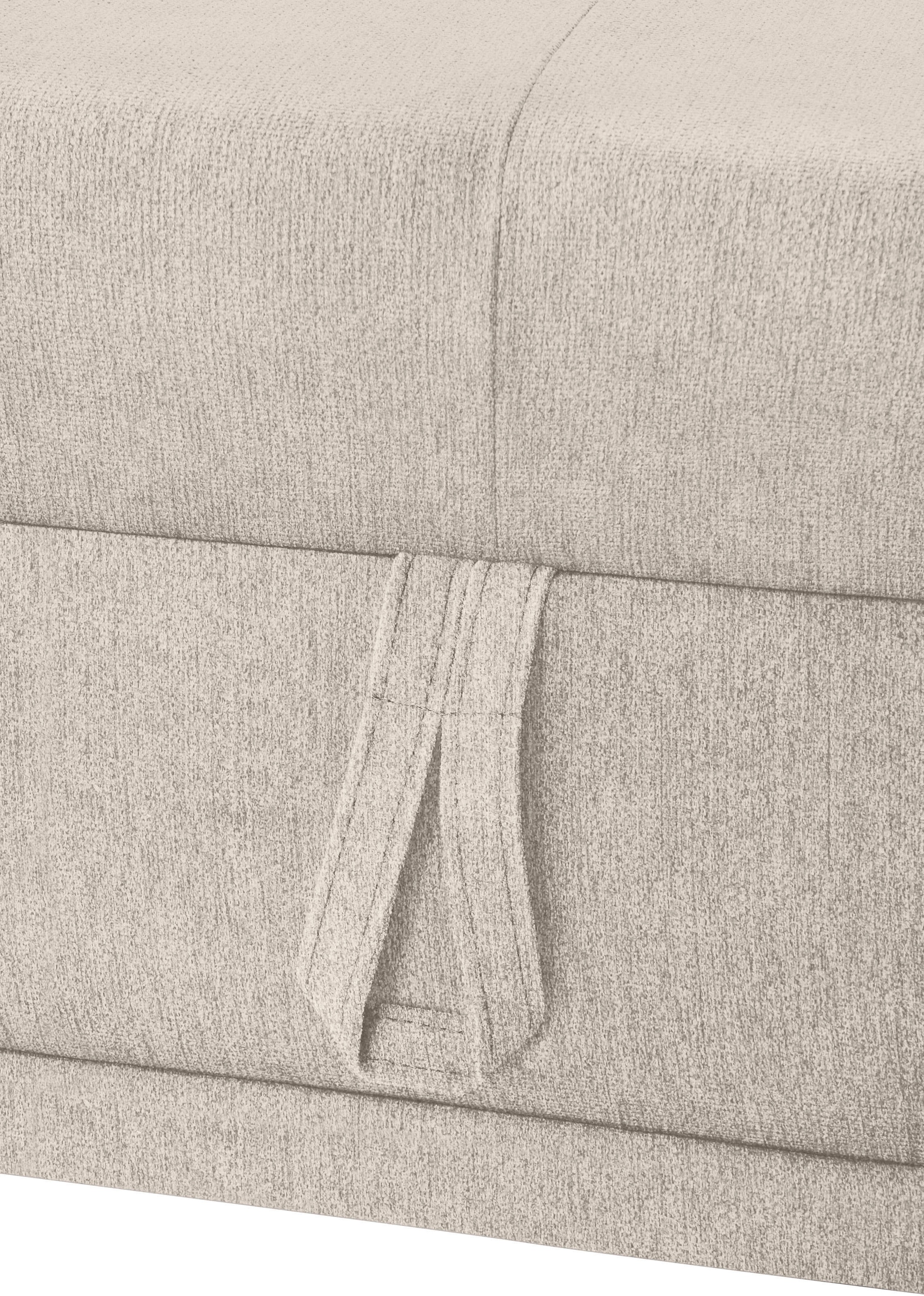 COTTA Wohnlandschaft »Holiday U-Form mit Sitztiefen-, Armteil- und Kopfteilverstellung«, wahlweise mit Bettfunktion & Bettkasten