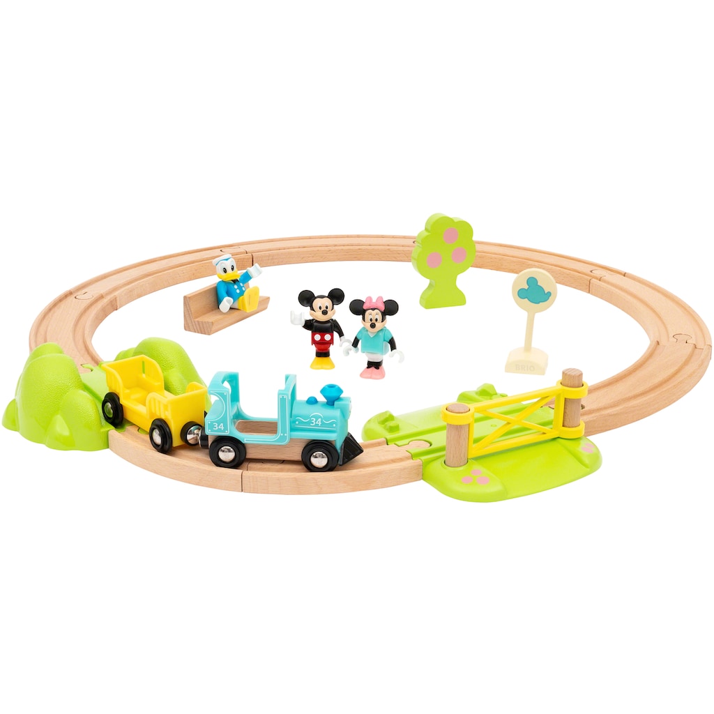 BRIO® Spielzeug-Eisenbahn »Micky Maus«, (Set, 18 tlg.)