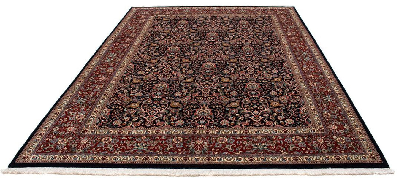 morgenland Wollteppich »Moud Blumenmuster Blu scuro 295 x 200 cm«, rechteck günstig online kaufen