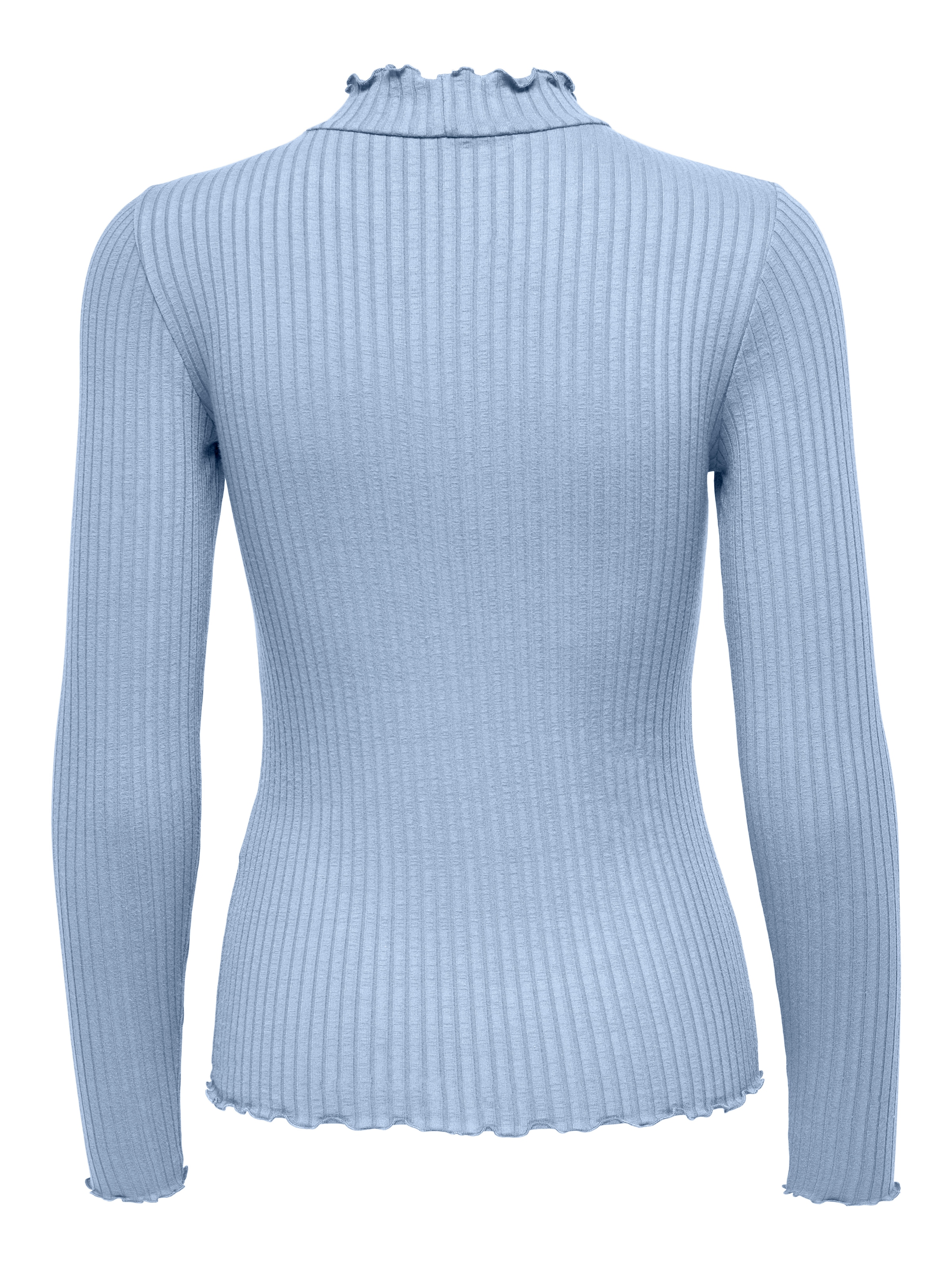 JDY Langarmbluse »JDYFRANSISKA L/S HIGHNECK TOP JRS NOOS« mit gewellten Säumen