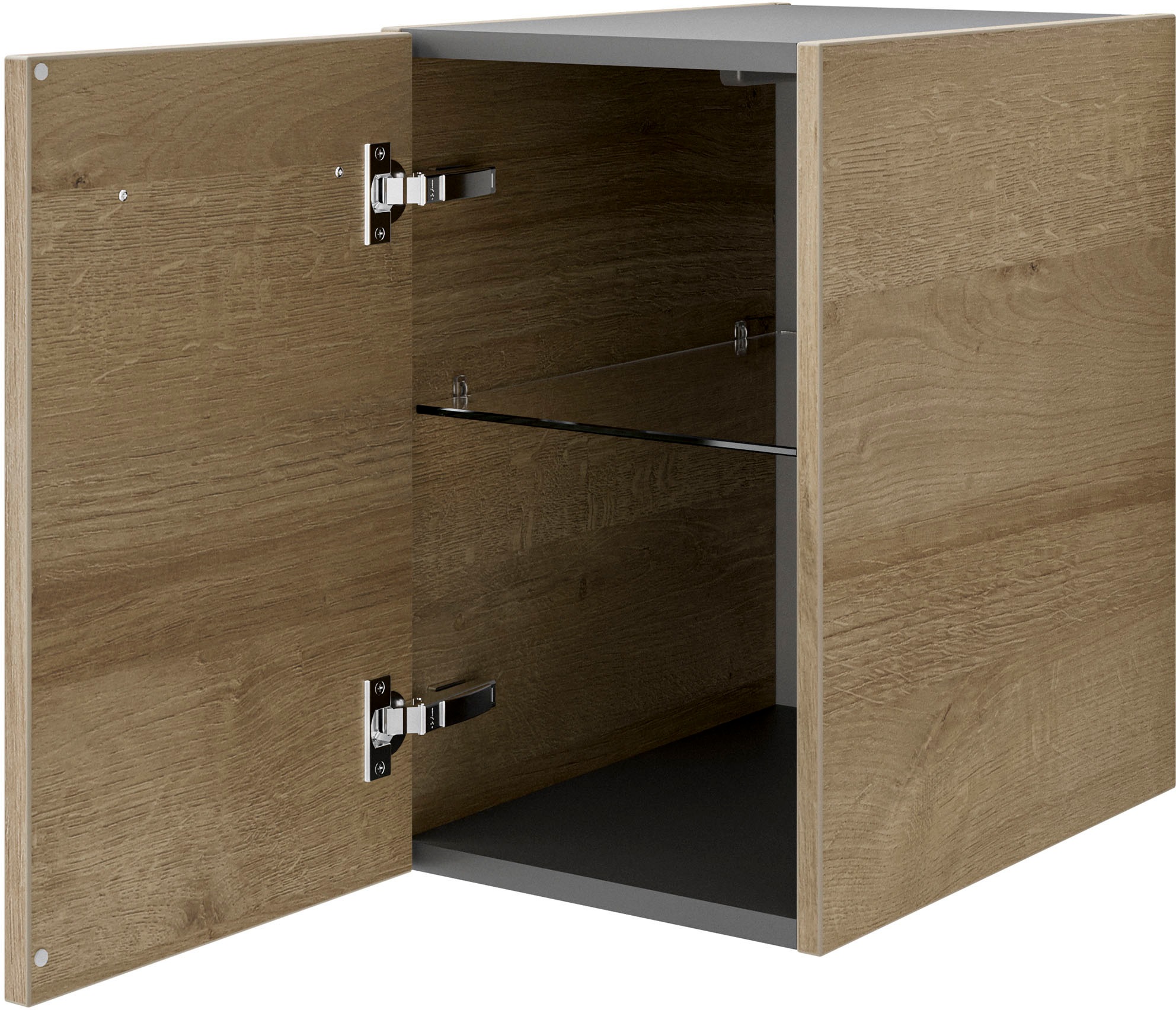 Saphir Badmöbel-Set »Serie 4035 2-teilig, Keramik-Aufsatzbecken mit LED-Spiegelschrank«, (Set), Waschplatz inkl. Türdämpfer, 120 cm breit, 4 Schubladen, 4 Türen
