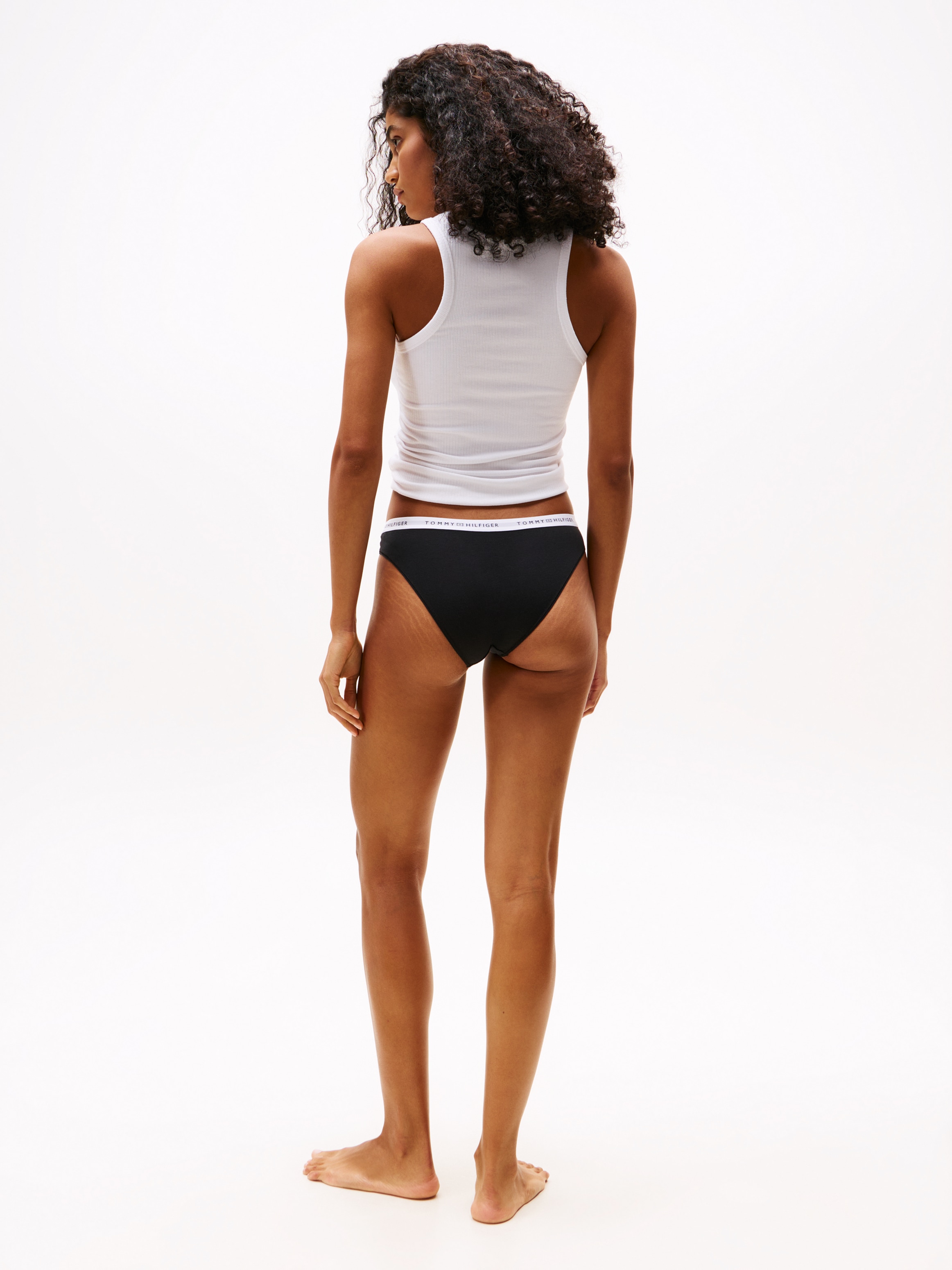 Tommy Hilfiger Underwear Slip »PT COTTON BIKINI« mit Logobund