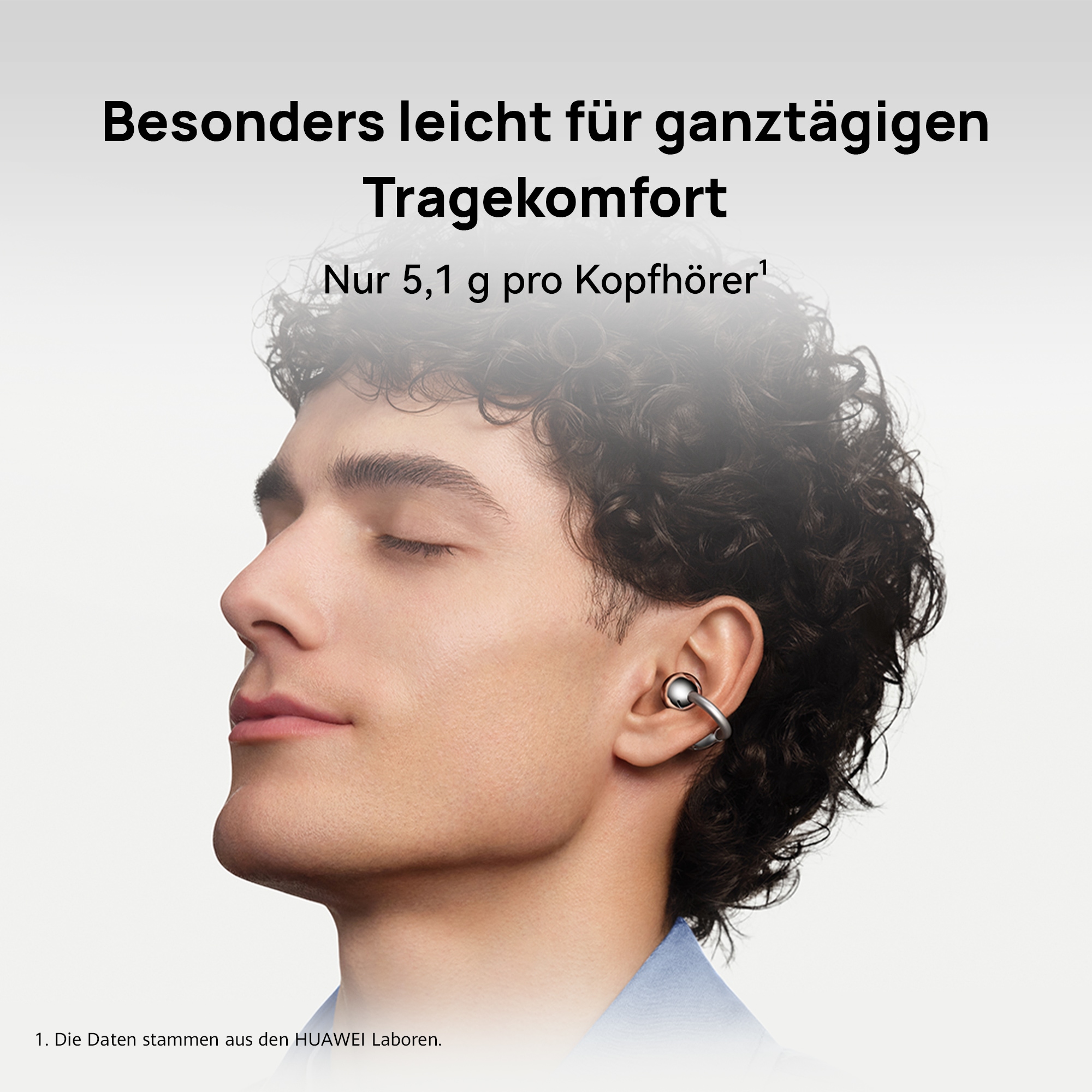 Huawei Open-Ear-Kopfhörer »FreeClip 2 S« A2DP Bluetooth Freisprechfunktion